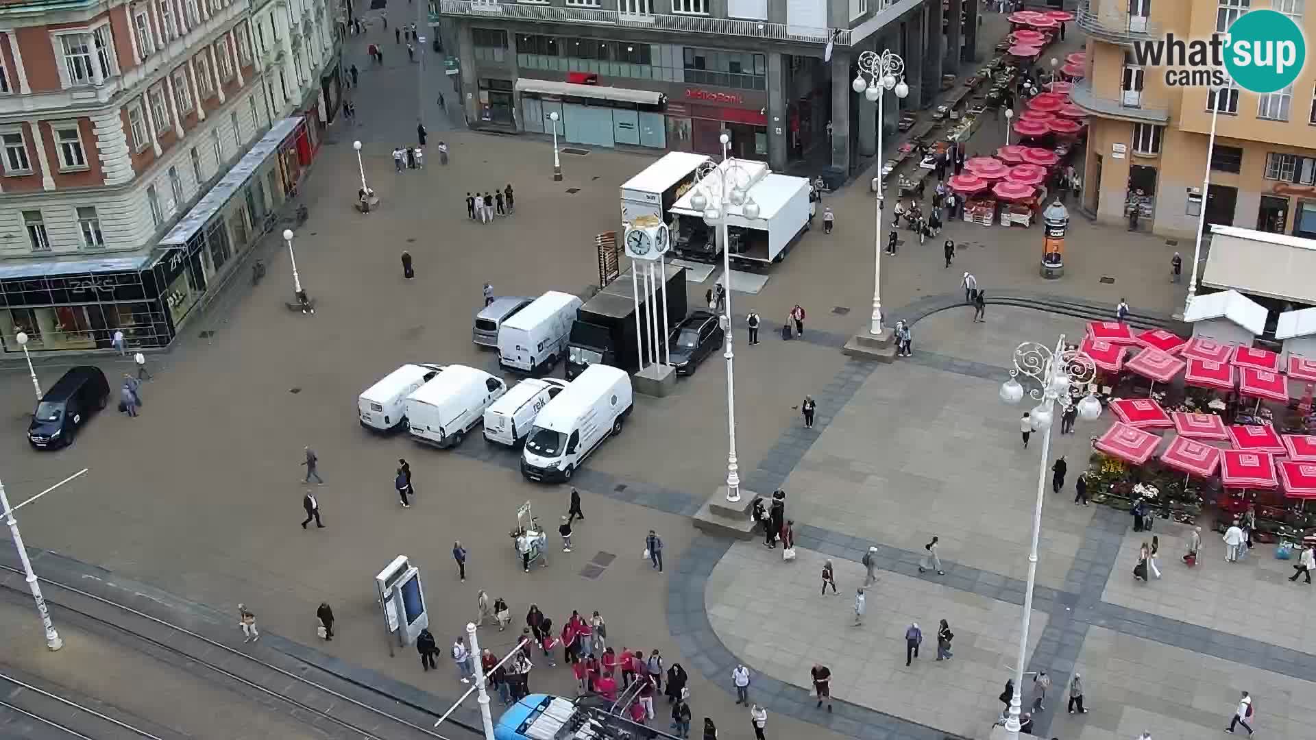 Piazza Ban Jelačić livecam Zagreb – Hotel Dubrovnik