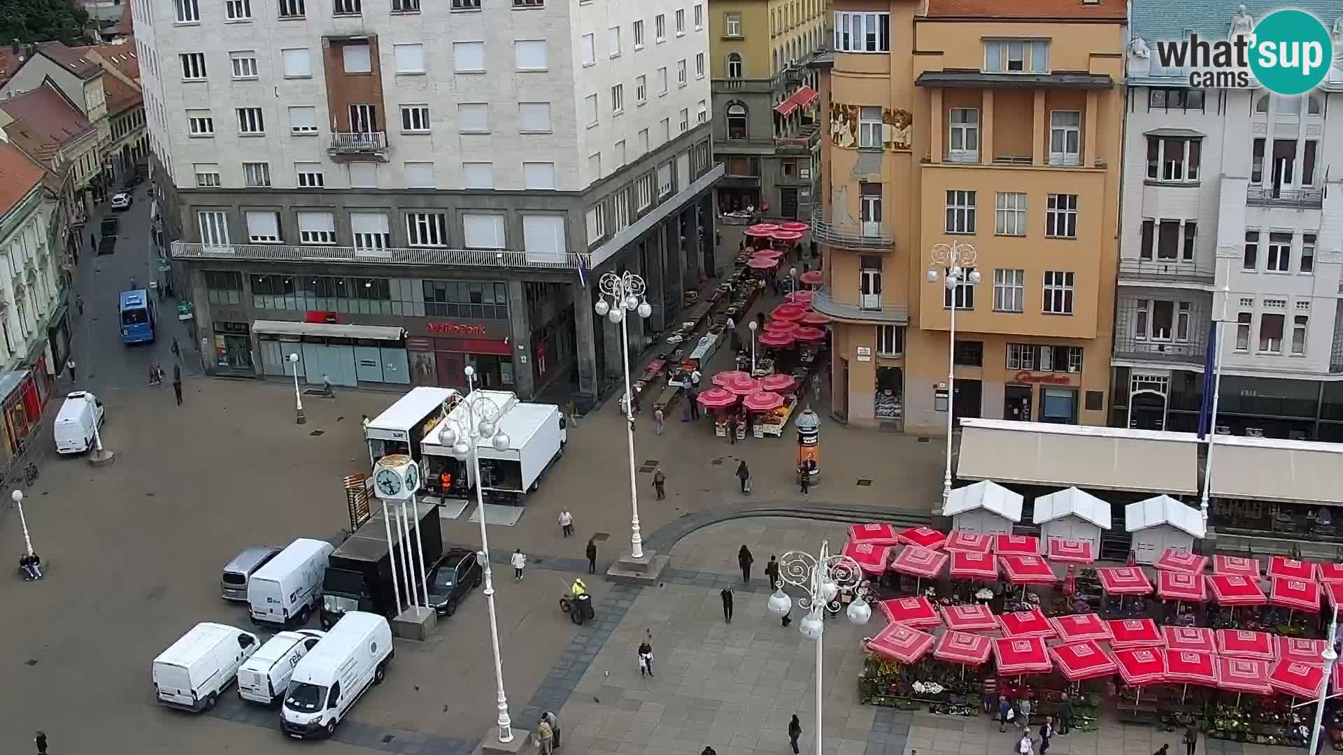 Ban Jelačić Platz Live webcam Zagreb – Hotel Dubrovnik