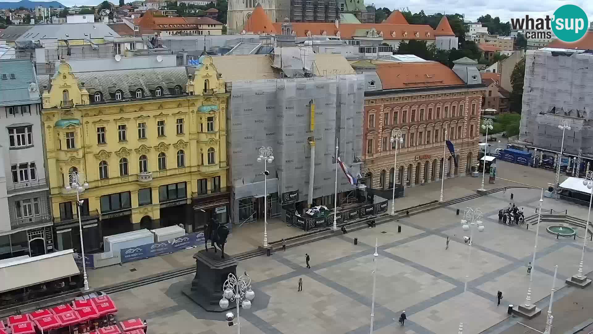 Trg Bana Jelačića web kamera Zagreb – Hotel Dubrovnik