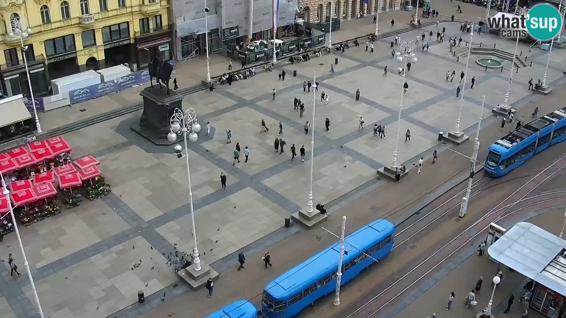 LIVE Webcam Zagreb Hotel Dubrovnik | Ban Jelačić square