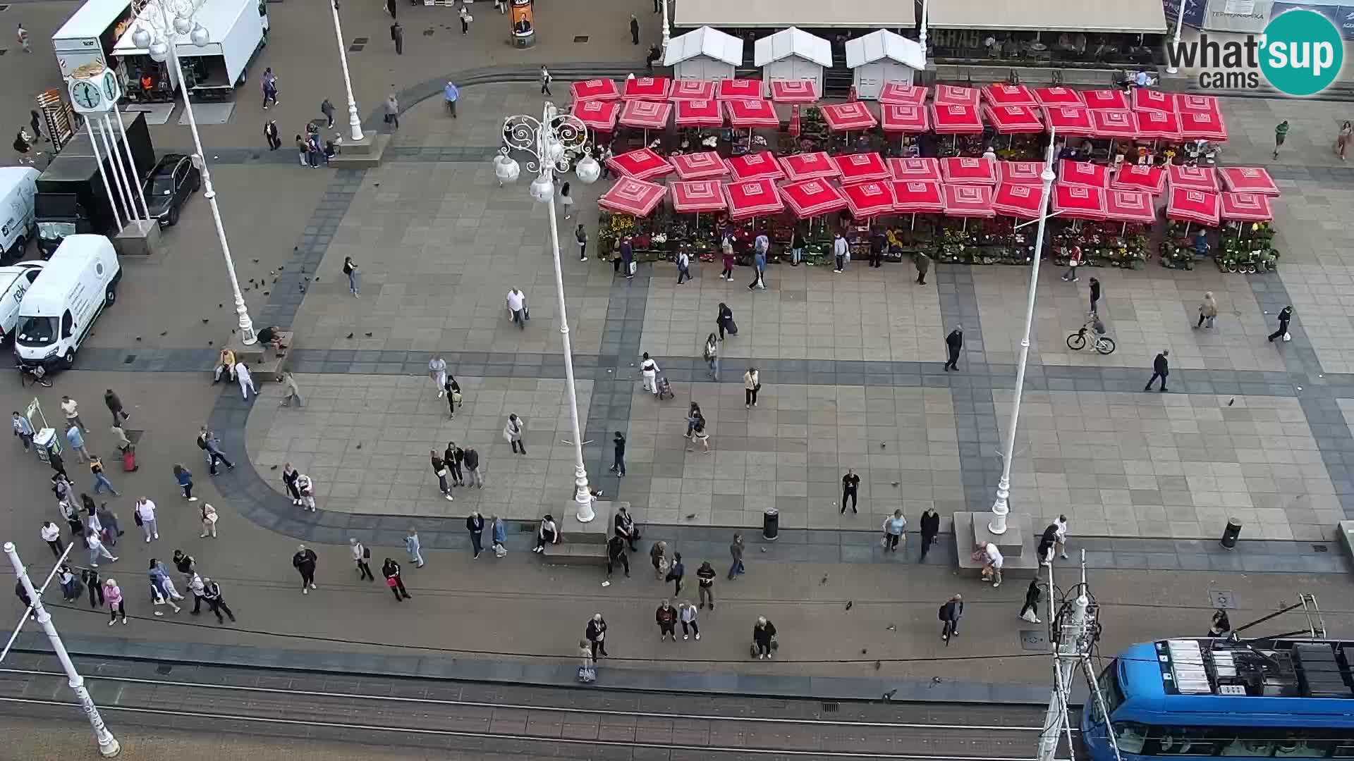 Piazza Ban Jelačić livecam Zagreb – Hotel Dubrovnik