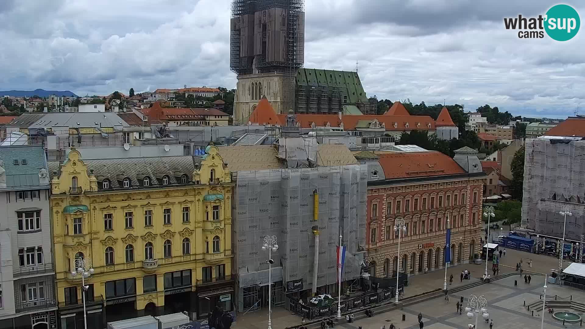 Piazza Ban Jelačić livecam Zagreb – Hotel Dubrovnik