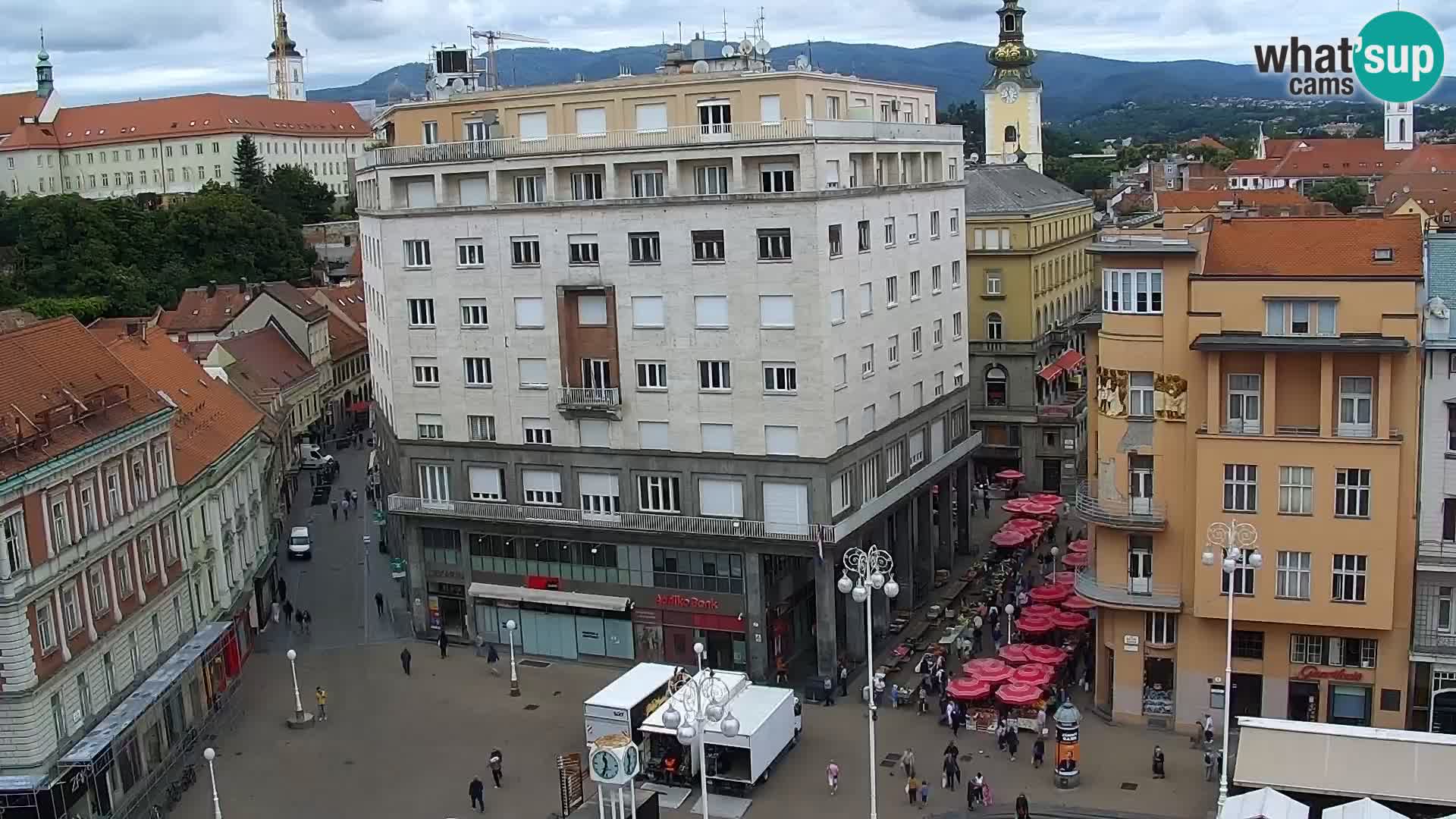 Ban Jelačić Platz  Live webcam Zagreb – Hotel Dubrovnik