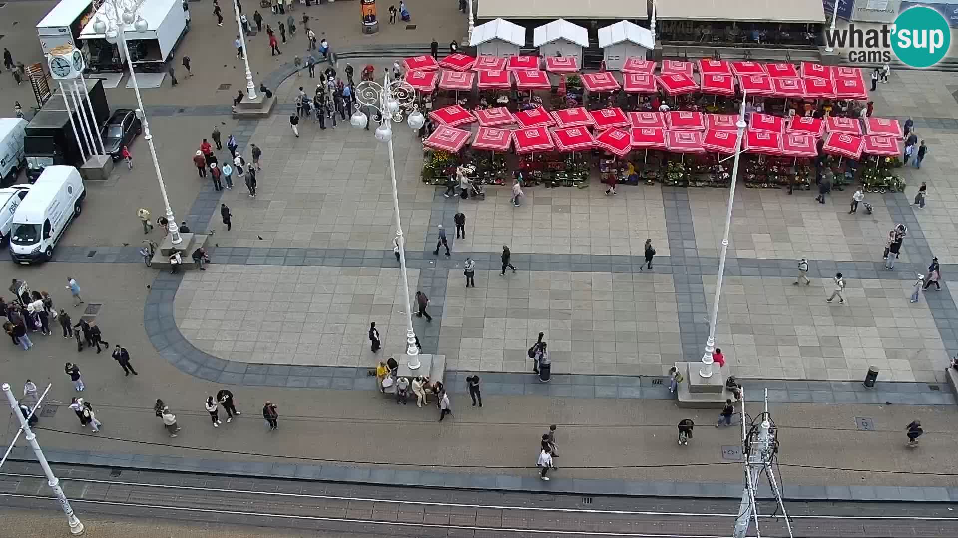 Piazza Ban Jelačić livecam Zagreb – Hotel Dubrovnik