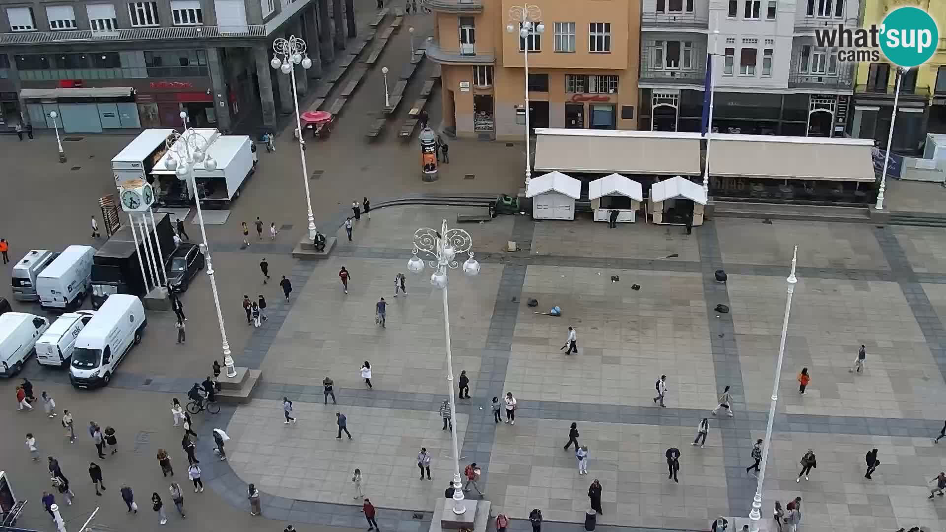Ban Jelačić live cam Zagreb – Hotel Dubrovnik