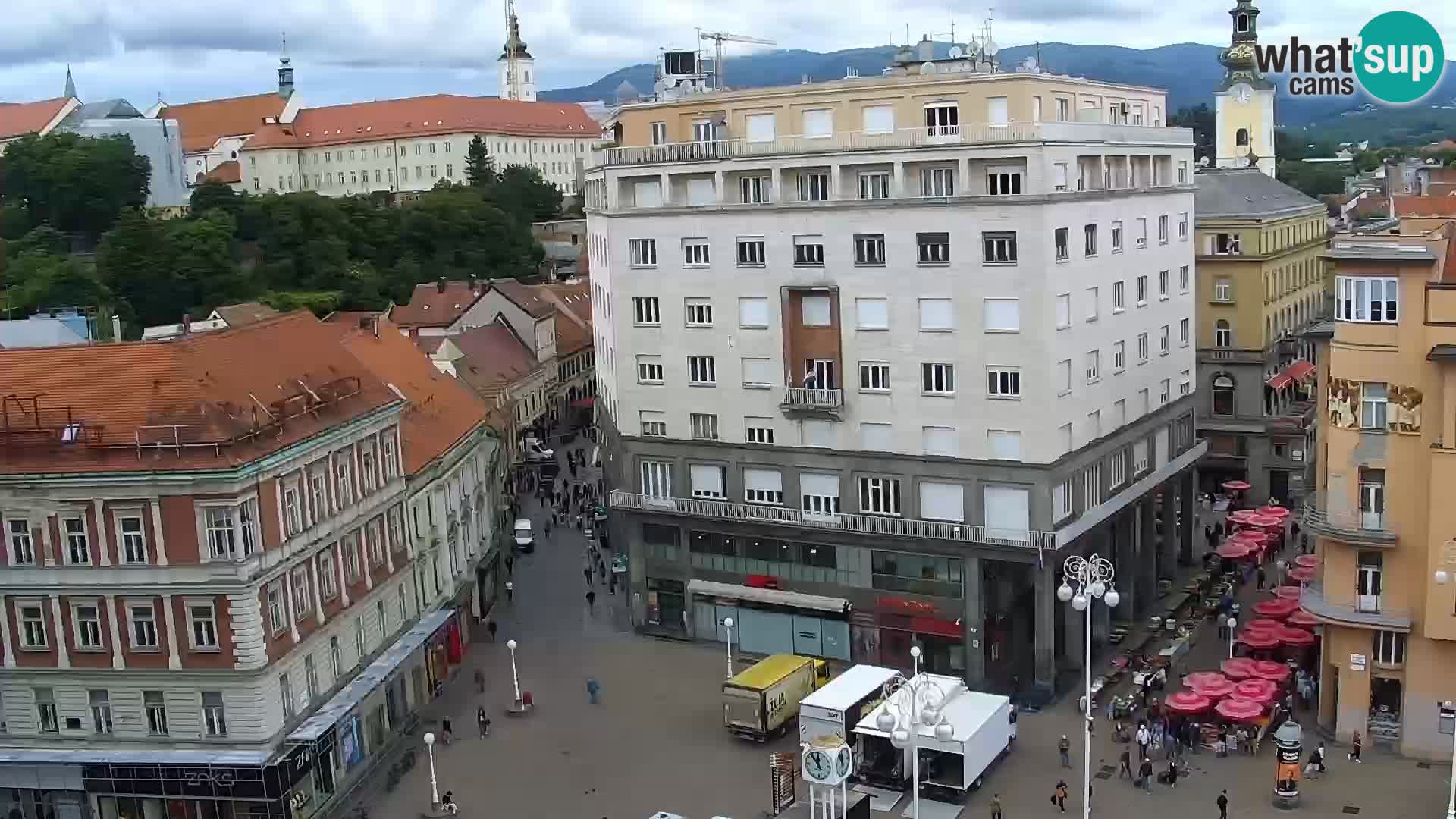 Piazza Ban Jelačić livecam Zagreb – Hotel Dubrovnik