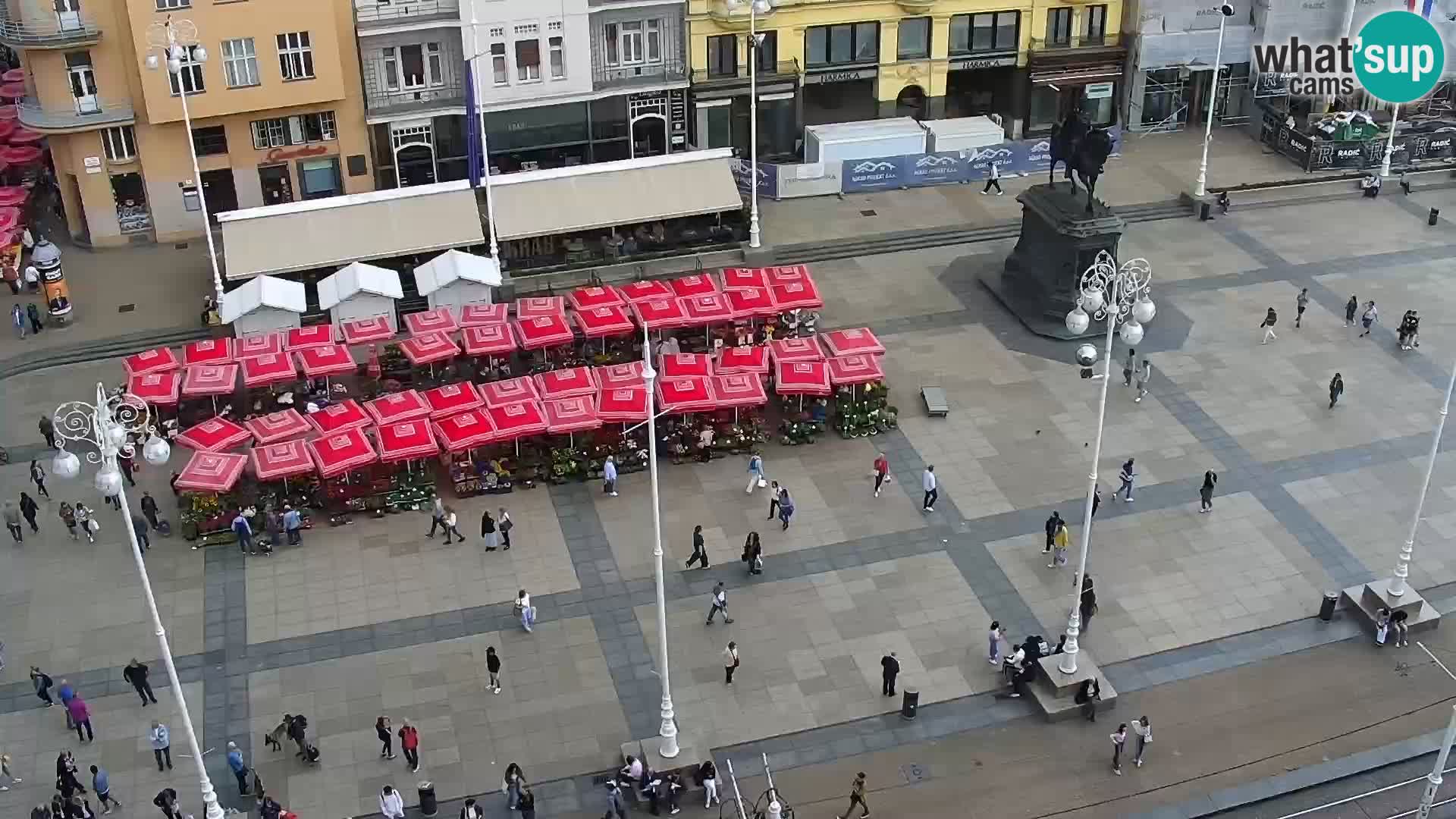 Ban Jelačić live cam Zagreb – Hotel Dubrovnik