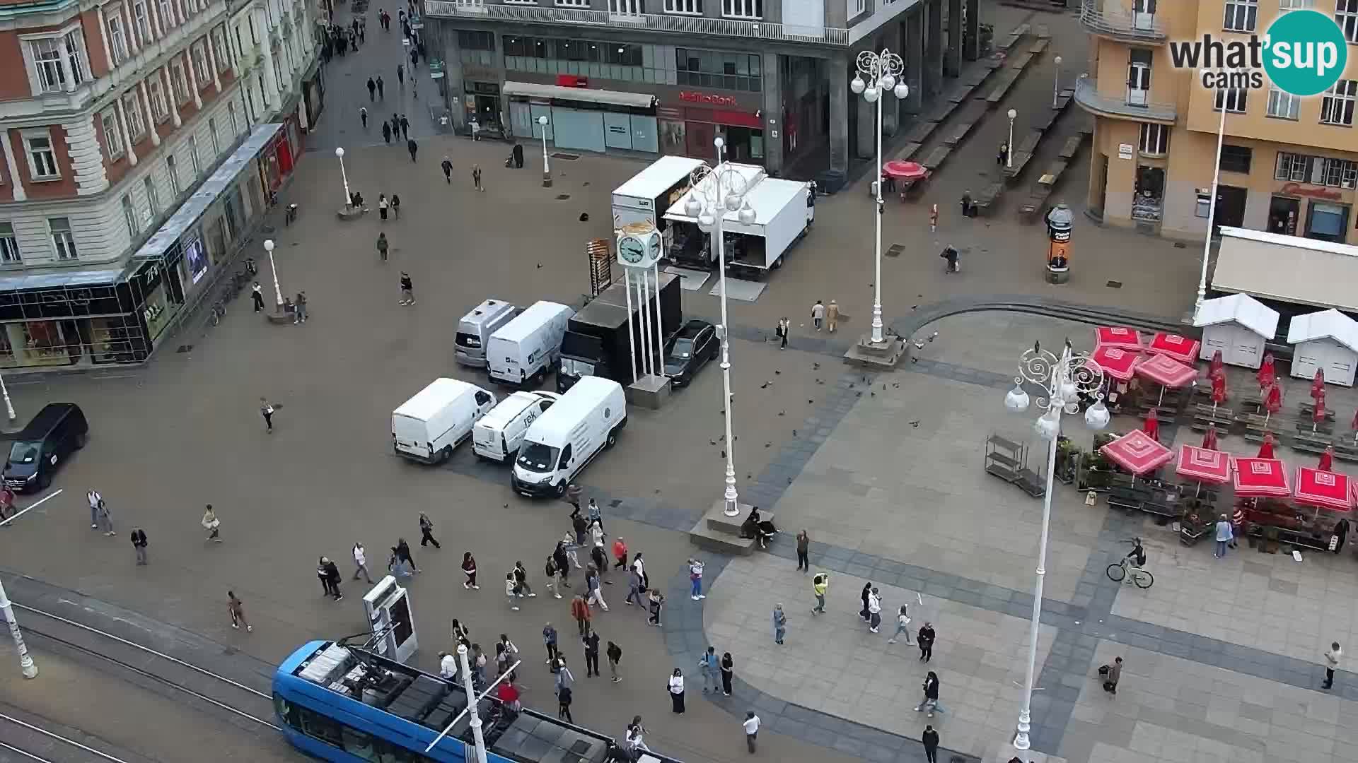 Piazza Ban Jelačić livecam Zagreb – Hotel Dubrovnik