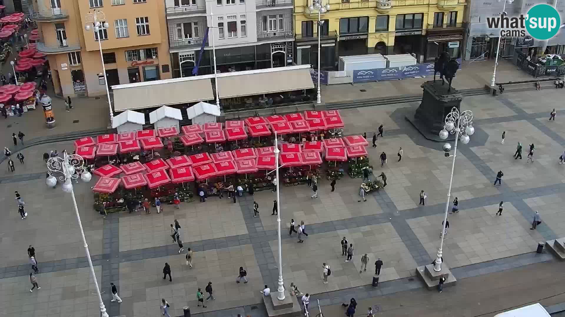 LIVE Webcam Zagreb Hotel Dubrovnik | Ban Jelačić square