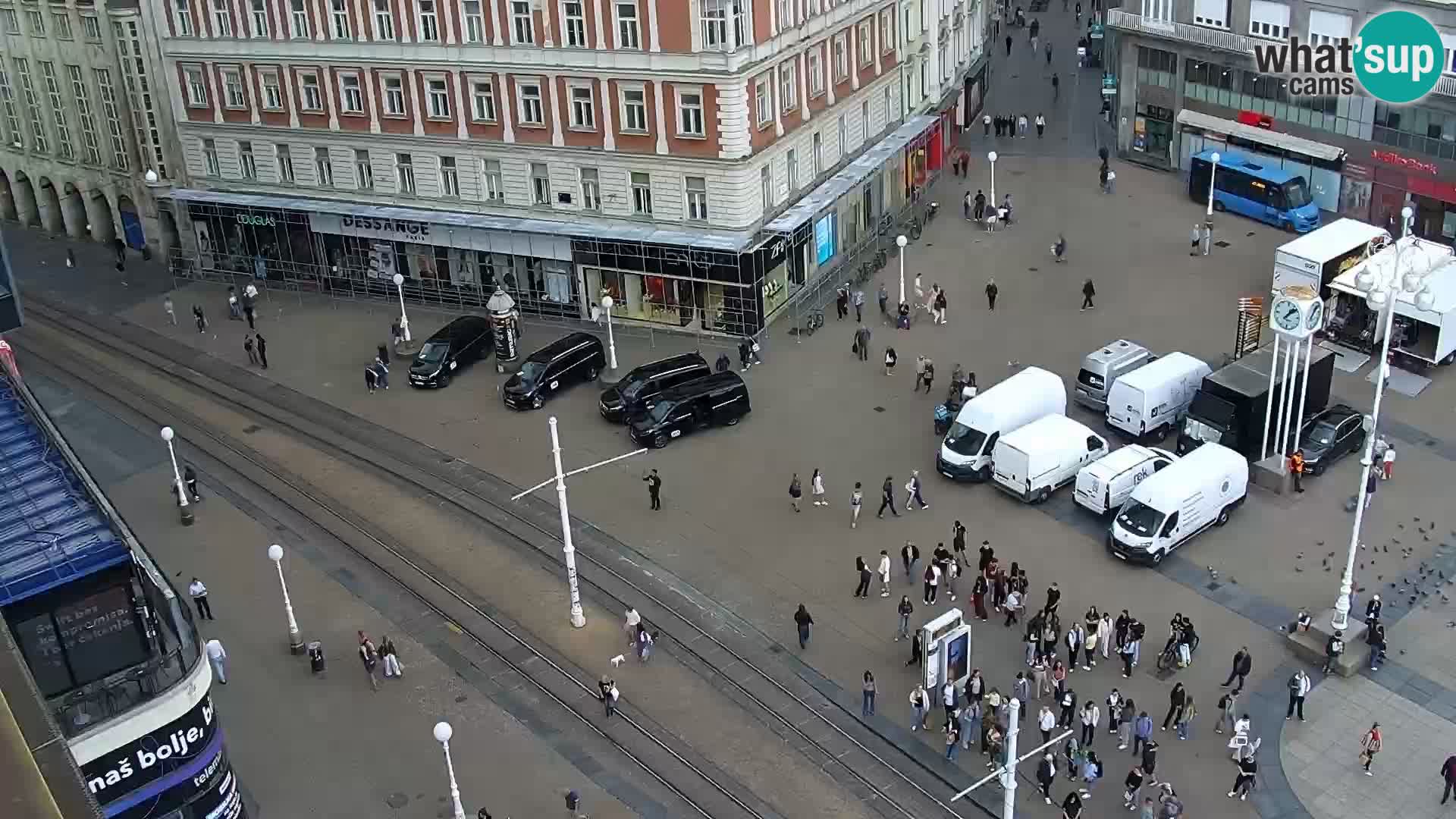 Ban Jelačić live cam Zagreb – Hotel Dubrovnik