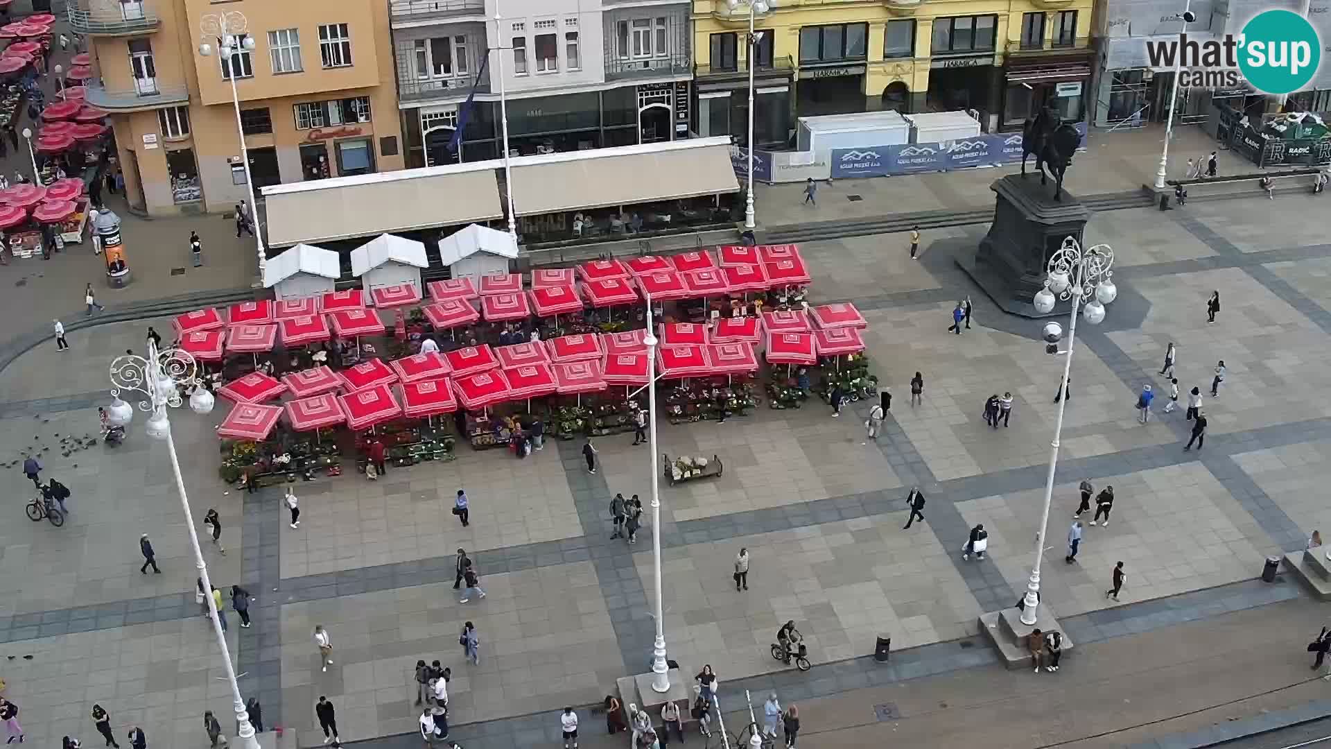 LIVE Webcam Zagreb Hotel Dubrovnik | Ban Jelačić square