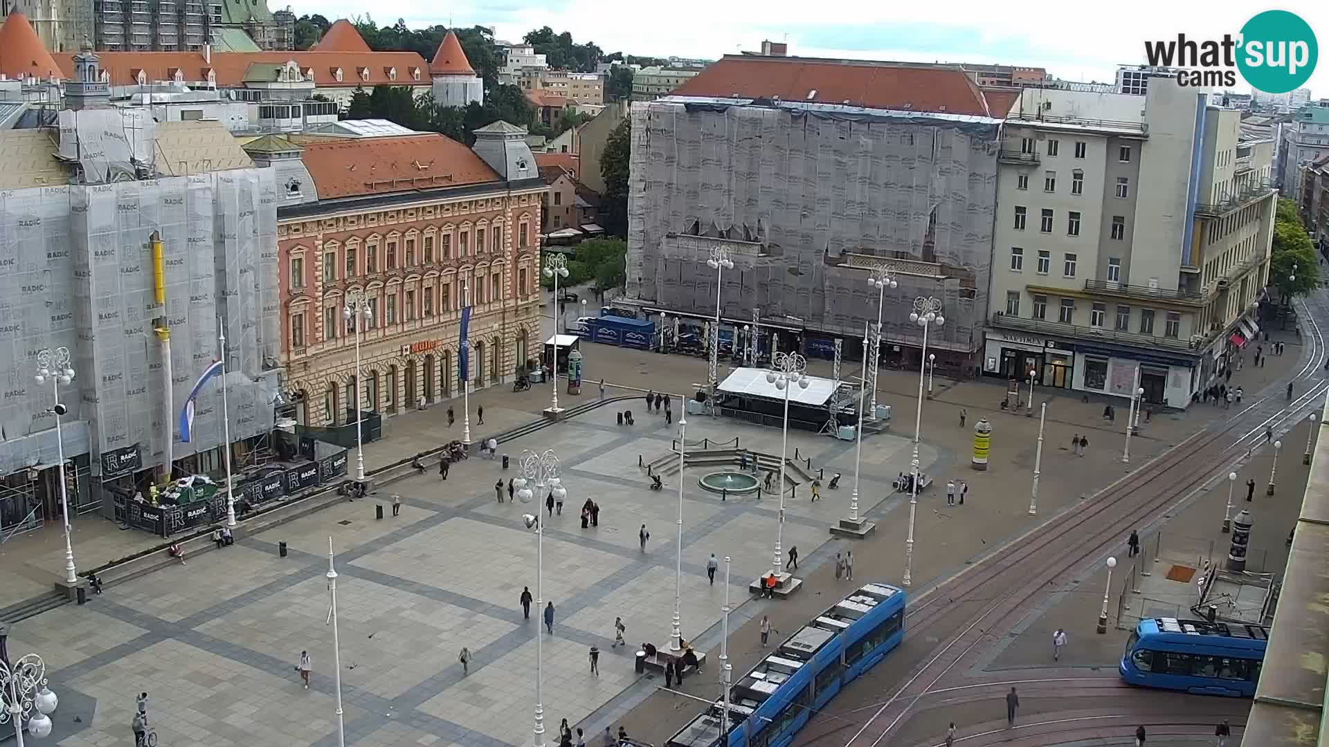 LIVE Webcam Zagreb Hotel Dubrovnik | Ban Jelačić square