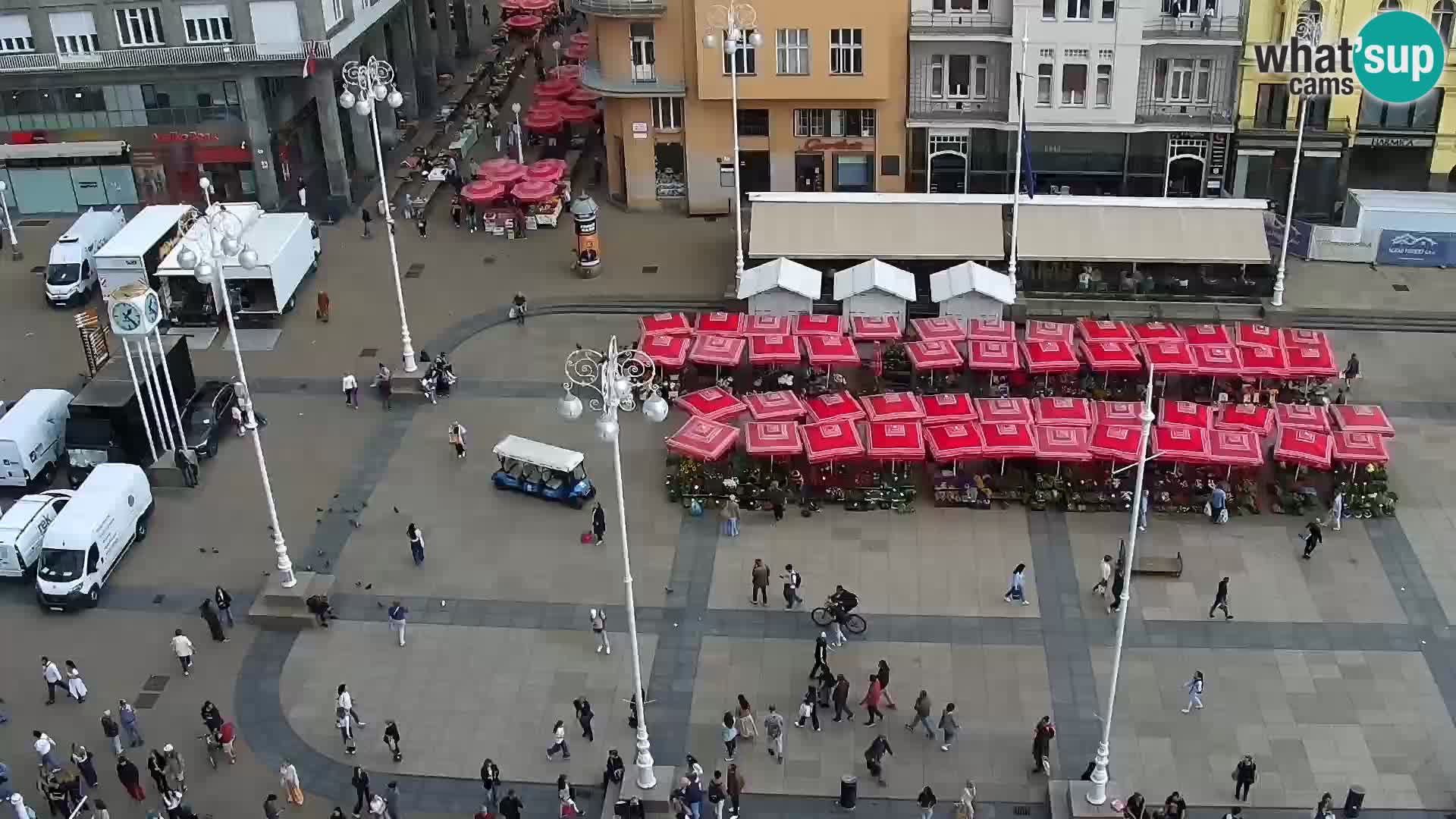 LIVE Webcam Zagreb Hotel Dubrovnik | Ban Jelačić square