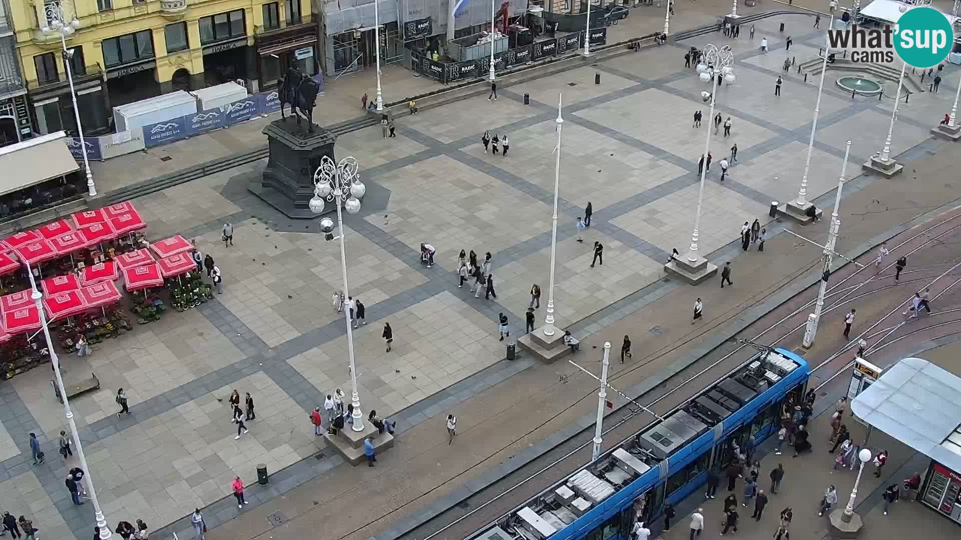 Ban Jelačić Platz Live webcam Zagreb – Hotel Dubrovnik