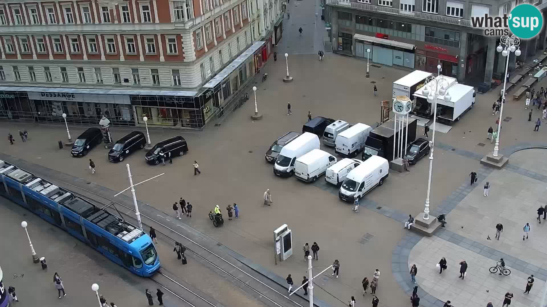 LIVE Webcam Zagreb Hotel Dubrovnik | Ban Jelačić square
