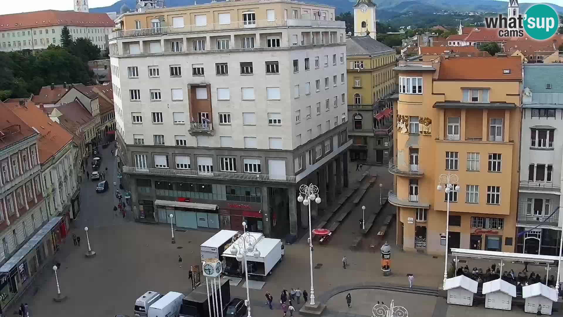 Piazza Ban Jelačić livecam Zagreb – Hotel Dubrovnik