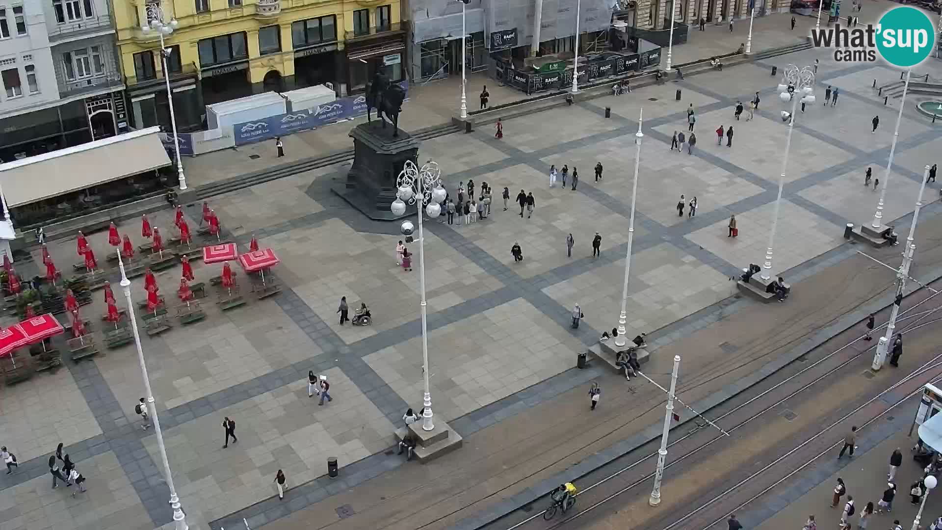 Ban Jelačić Platz  Live webcam Zagreb – Hotel Dubrovnik
