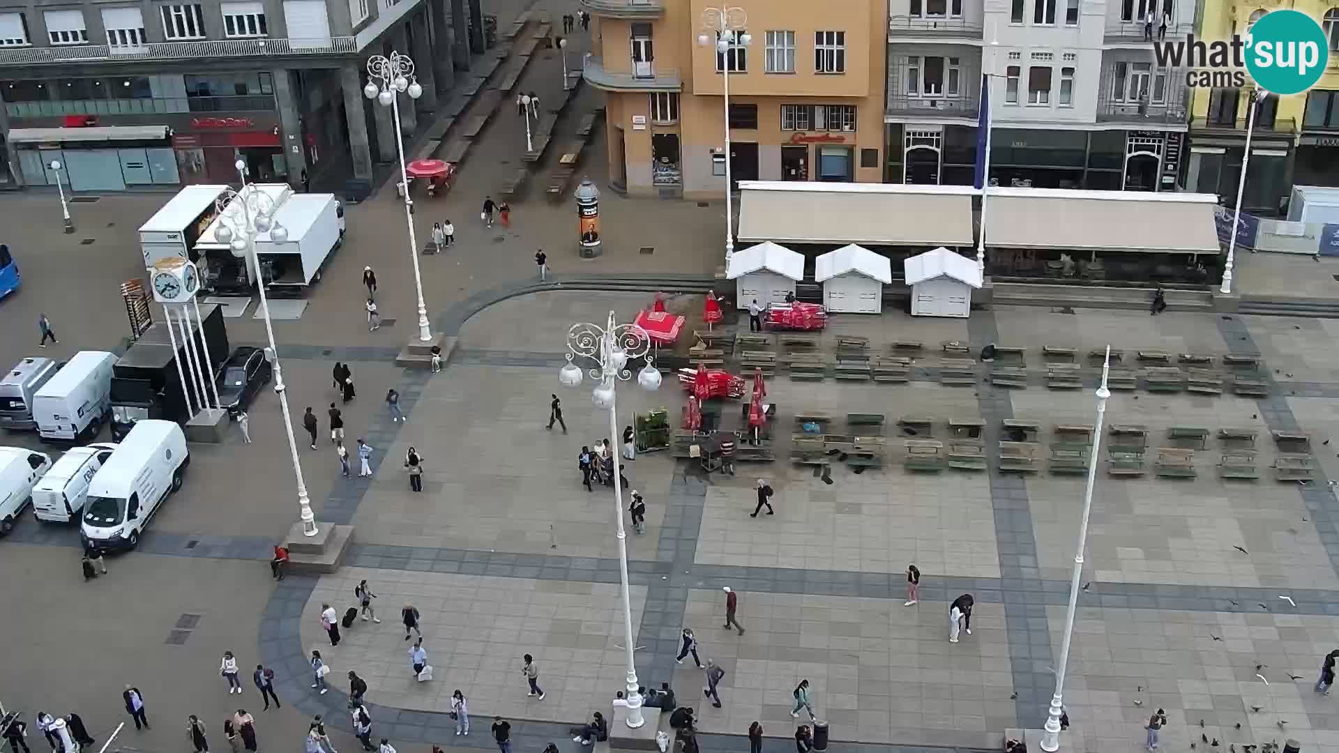Piazza Ban Jelačić livecam Zagreb – Hotel Dubrovnik