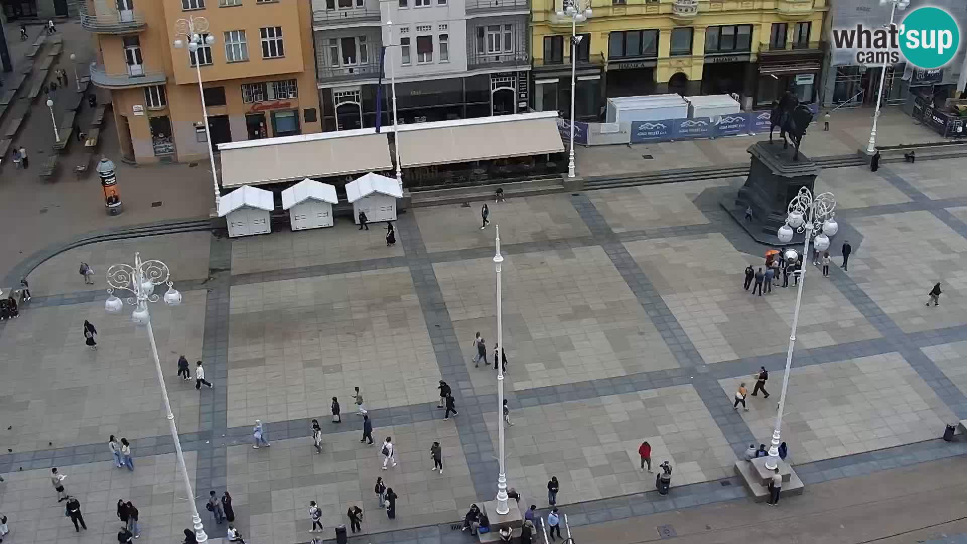 Piazza Ban Jelačić livecam Zagreb – Hotel Dubrovnik