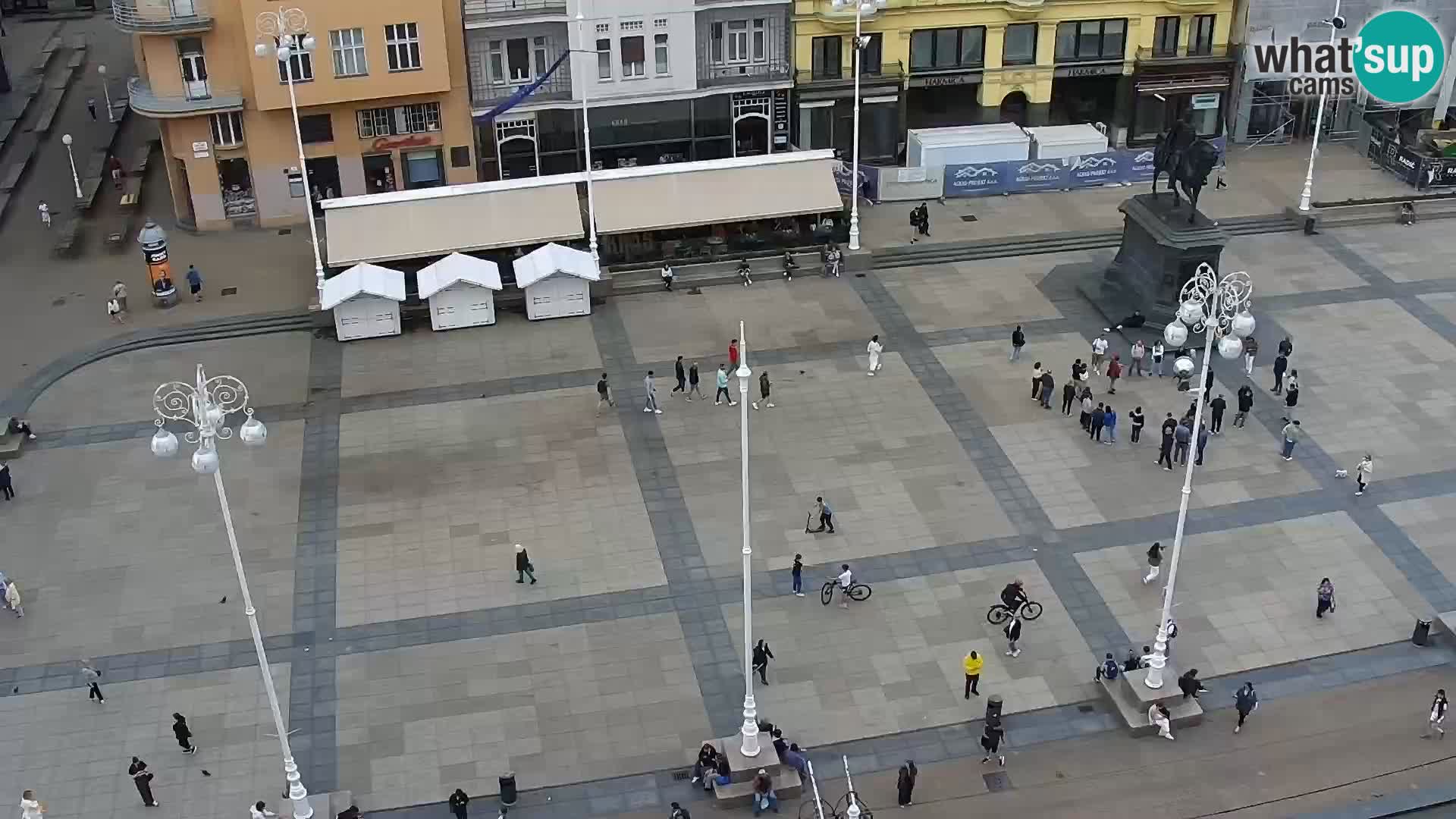 Plaza Ban Jelačić camera en vivo Zagreb – Hotel Dubrovnik