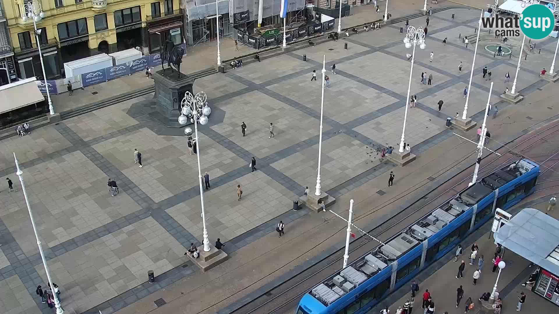 Piazza Ban Jelačić livecam Zagreb – Hotel Dubrovnik