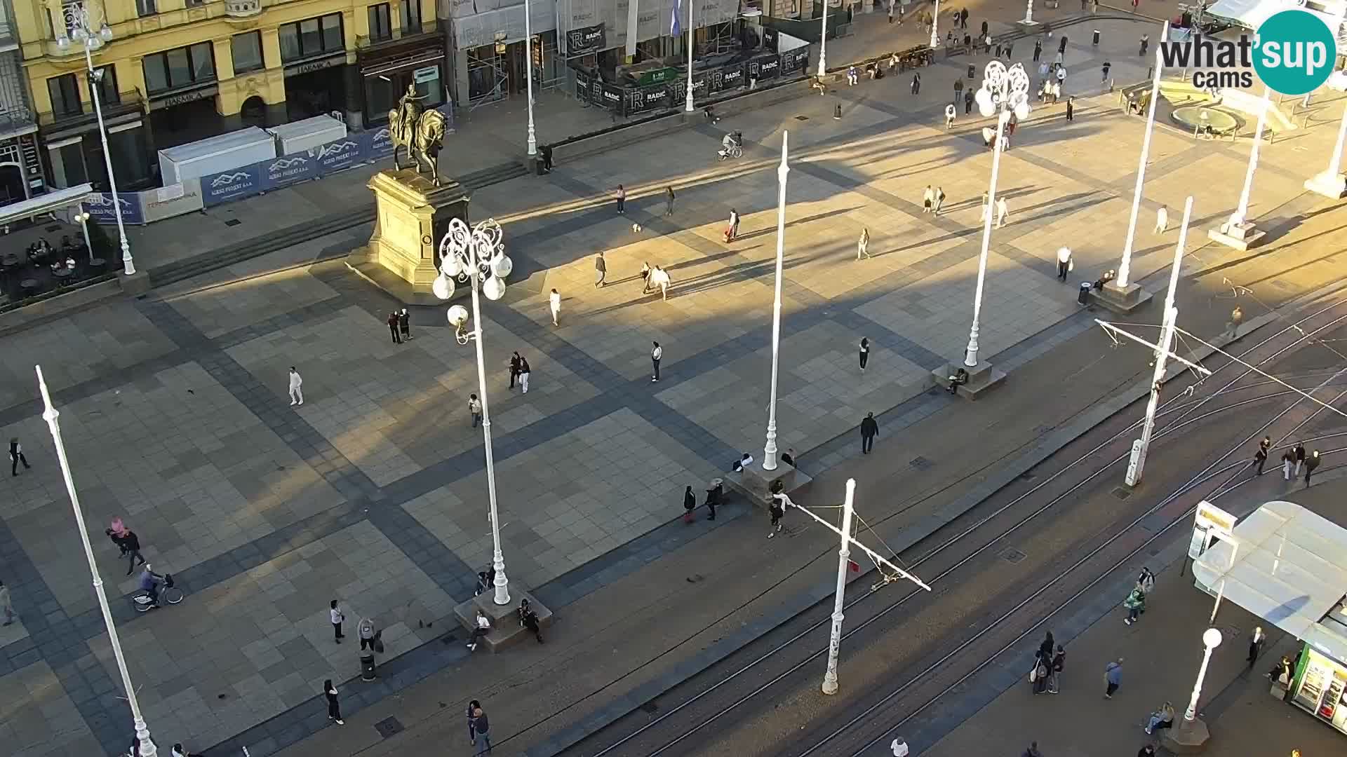 Piazza Ban Jelačić livecam Zagreb – Hotel Dubrovnik