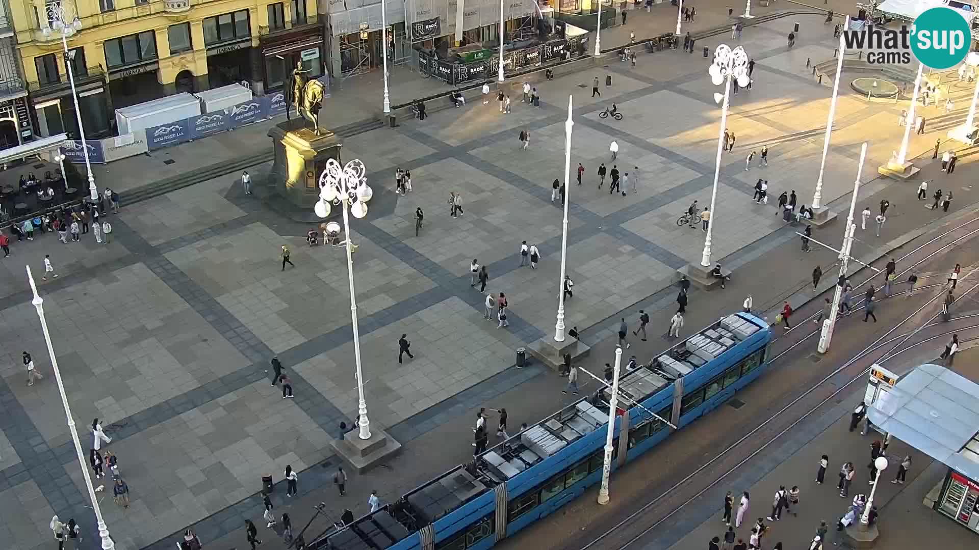 LIVE Webcam Zagreb Hotel Dubrovnik | Ban Jelačić square