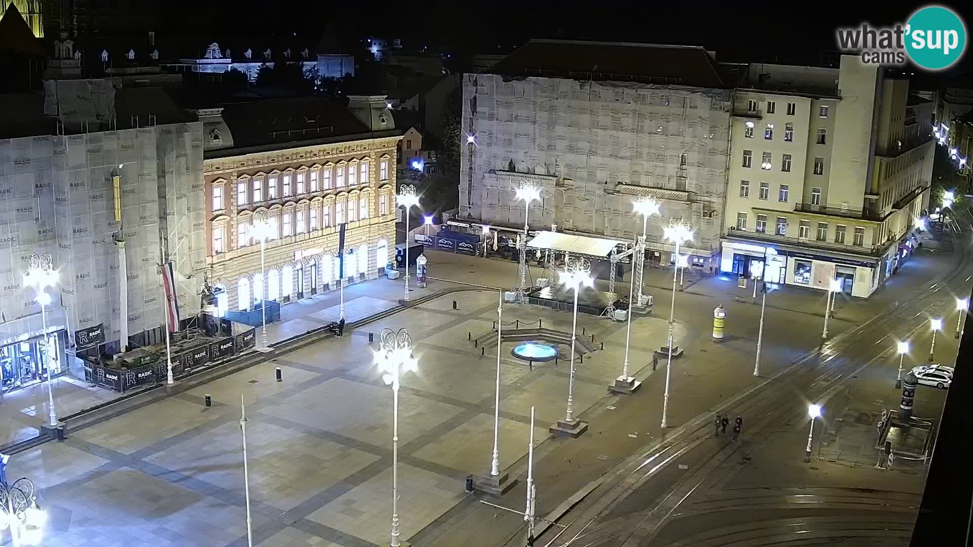 LIVE Webcam Zagreb Hotel Dubrovnik | Ban Jelačić square