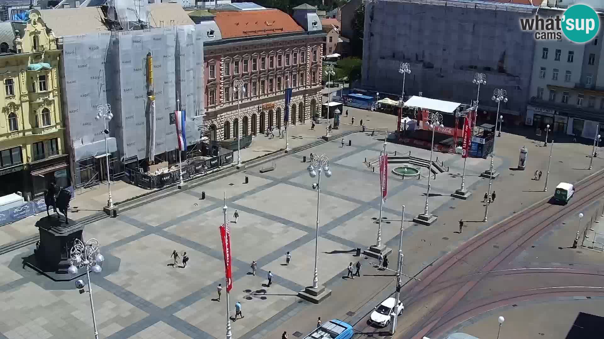 Ban Jelačić live cam Zagreb – Hotel Dubrovnik