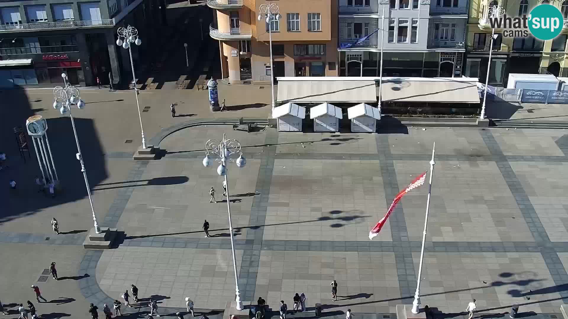 LIVE Webcam Zagreb Hotel Dubrovnik | Ban Jelačić square