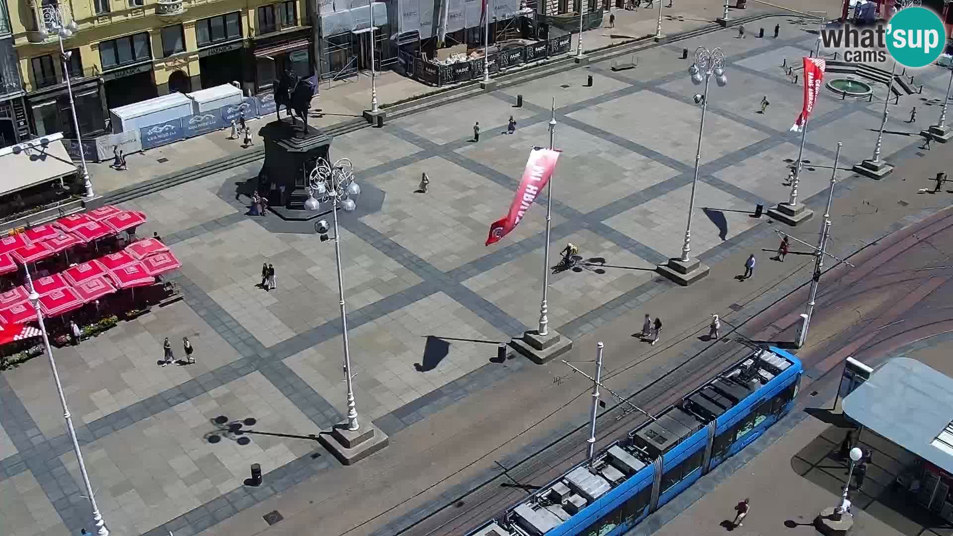 LIVE Webcam Zagreb Hotel Dubrovnik | Ban Jelačić square