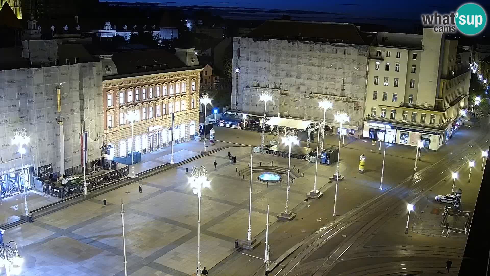 Piazza Ban Jelačić livecam Zagreb – Hotel Dubrovnik
