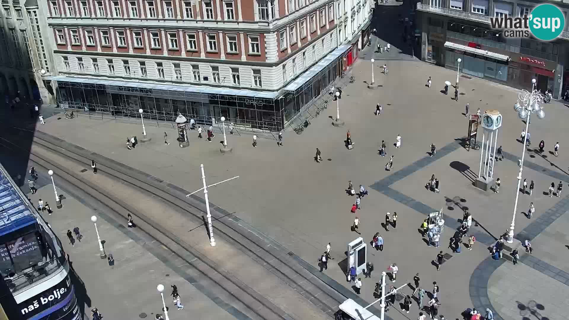 Plaza Ban Jelačić camera en vivo Zagreb – Hotel Dubrovnik