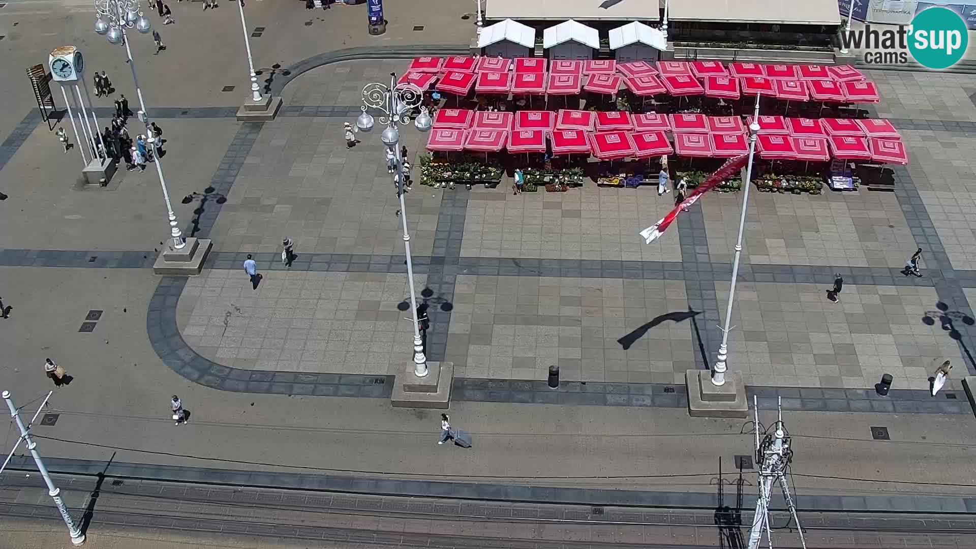 LIVE Webcam Zagreb Hotel Dubrovnik | Ban Jelačić square