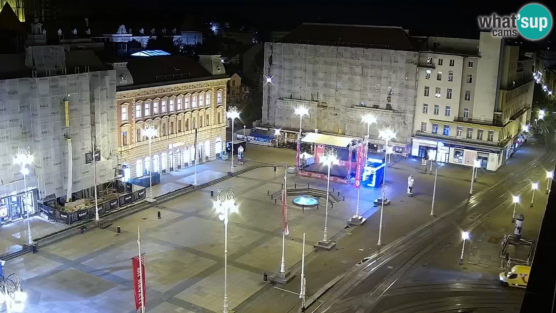 Plaza Ban Jelačić camera en vivo Zagreb – Hotel Dubrovnik