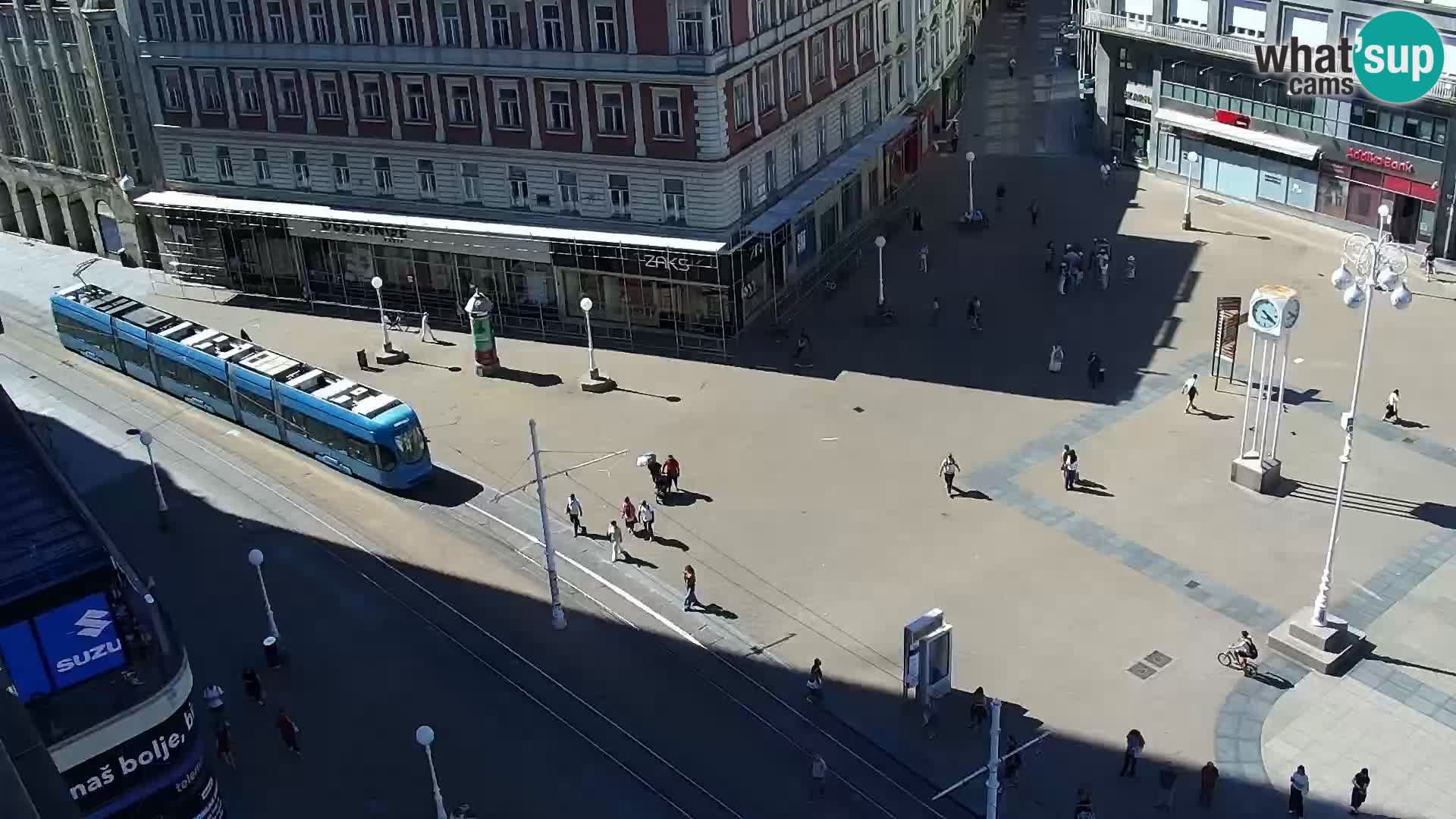 Piazza Ban Jelačić livecam Zagreb – Hotel Dubrovnik