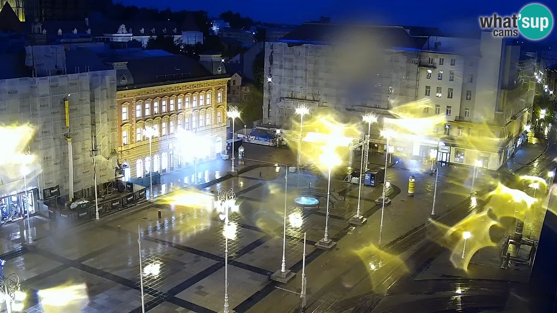 Ban Jelačić Platz Live webcam Zagreb – Hotel Dubrovnik