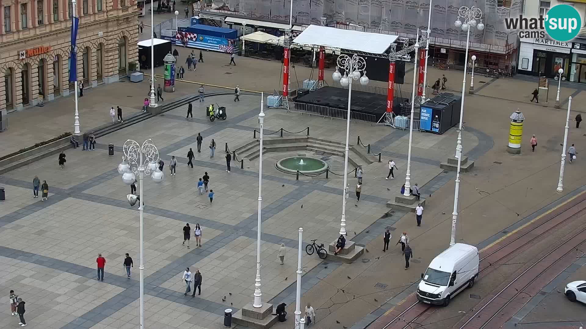 LIVE Webcam Zagreb Hotel Dubrovnik | Ban Jelačić square