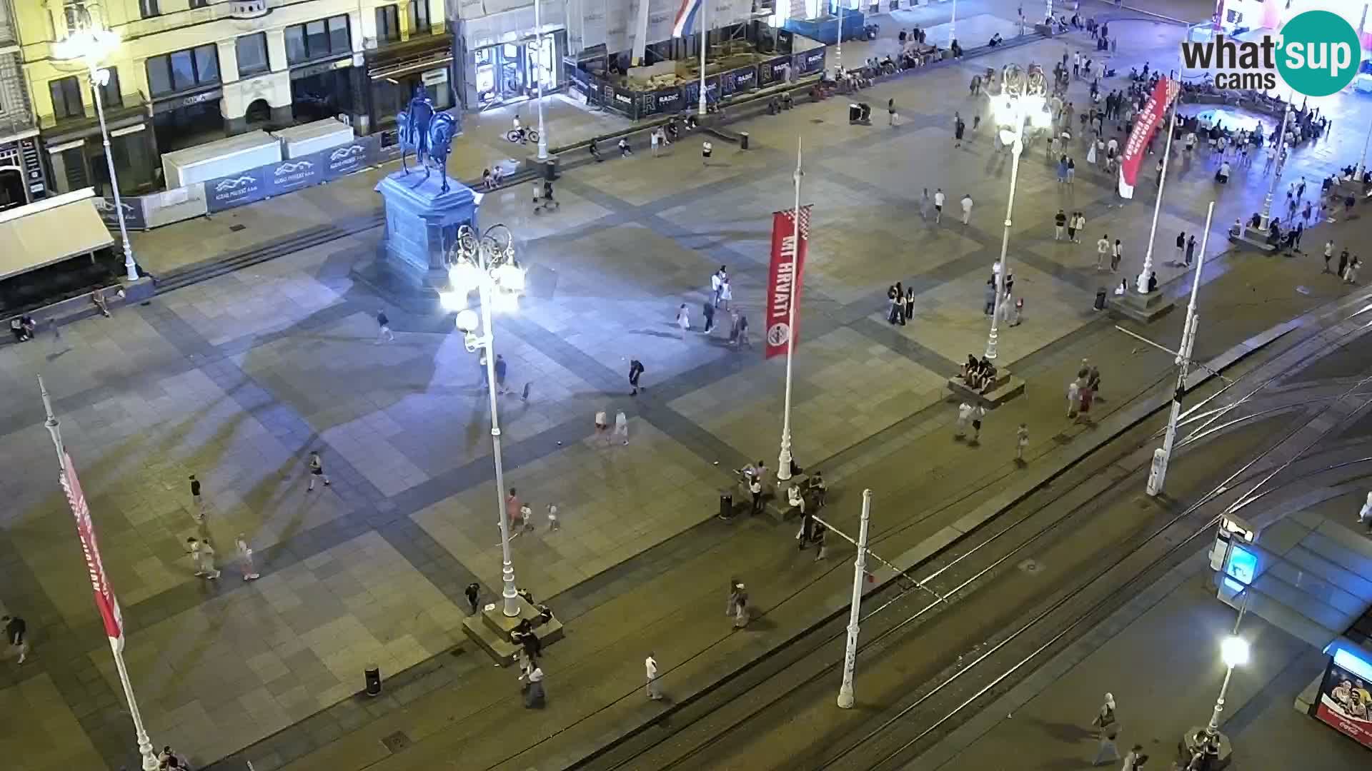 Plaza Ban Jelačić camera en vivo Zagreb – Hotel Dubrovnik