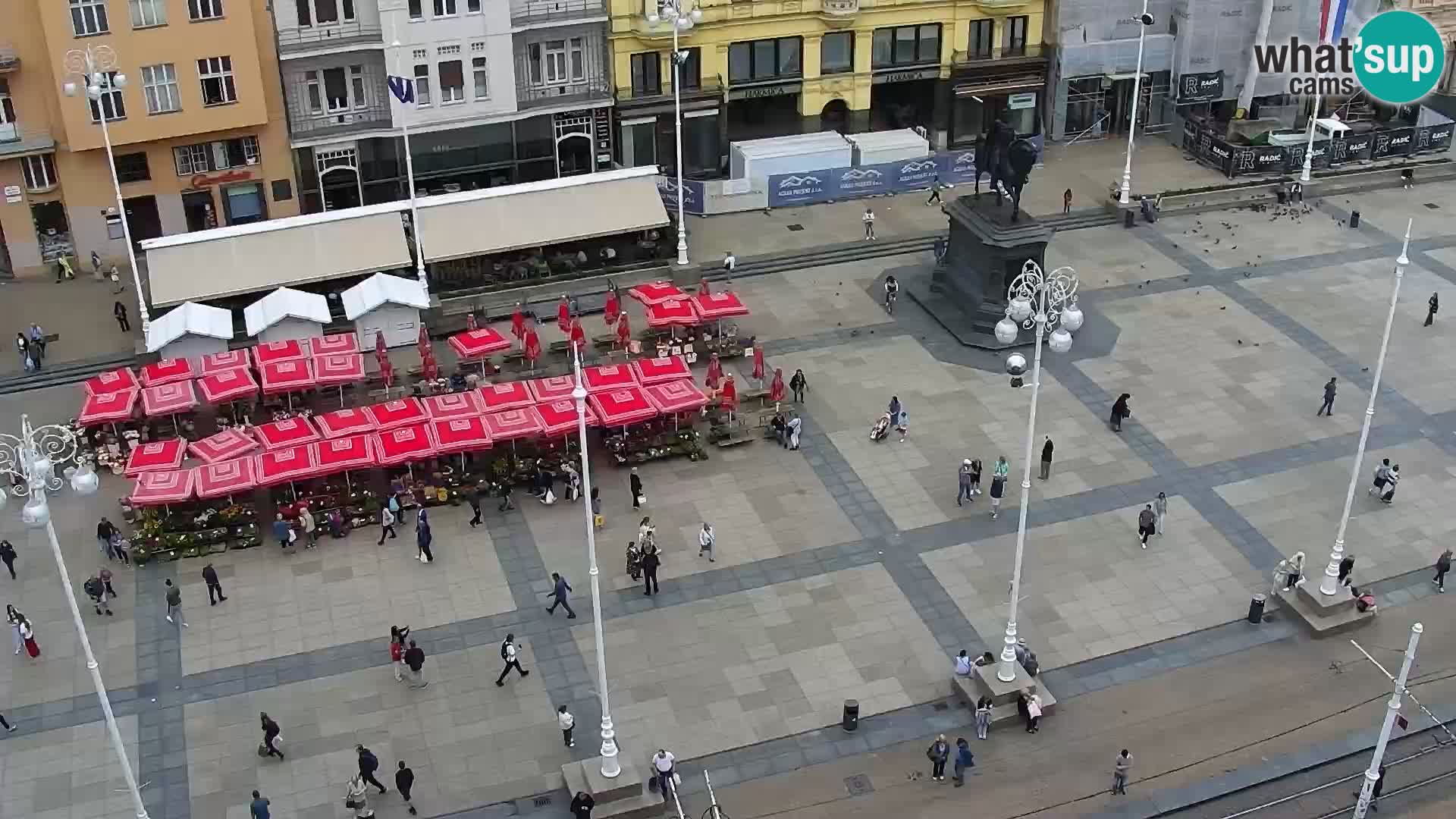 LIVE Webcam Zagreb Hotel Dubrovnik | Ban Jelačić square