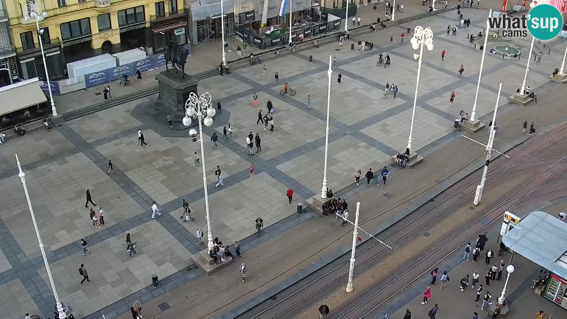 LIVE Webcam Zagreb Hotel Dubrovnik | Ban Jelačić square