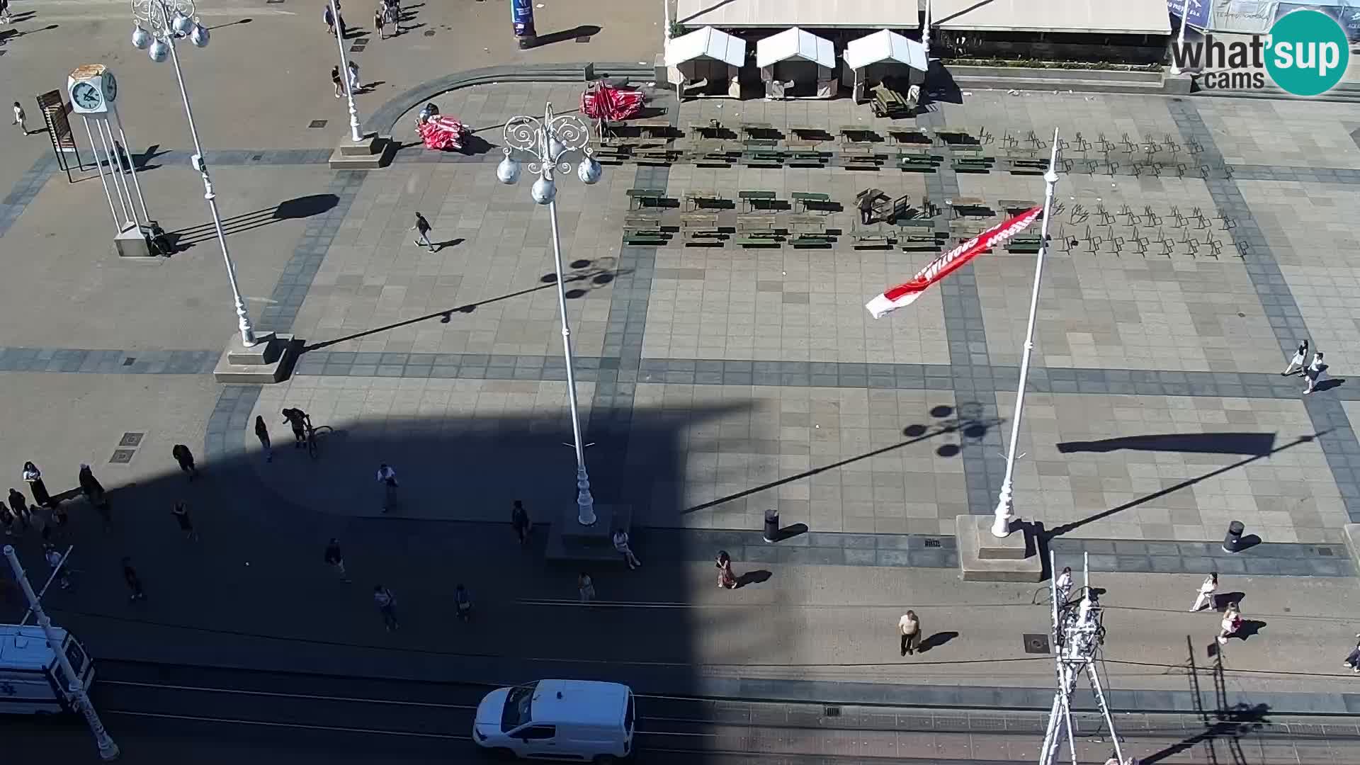 Plaza Ban Jelačić camera en vivo Zagreb – Hotel Dubrovnik