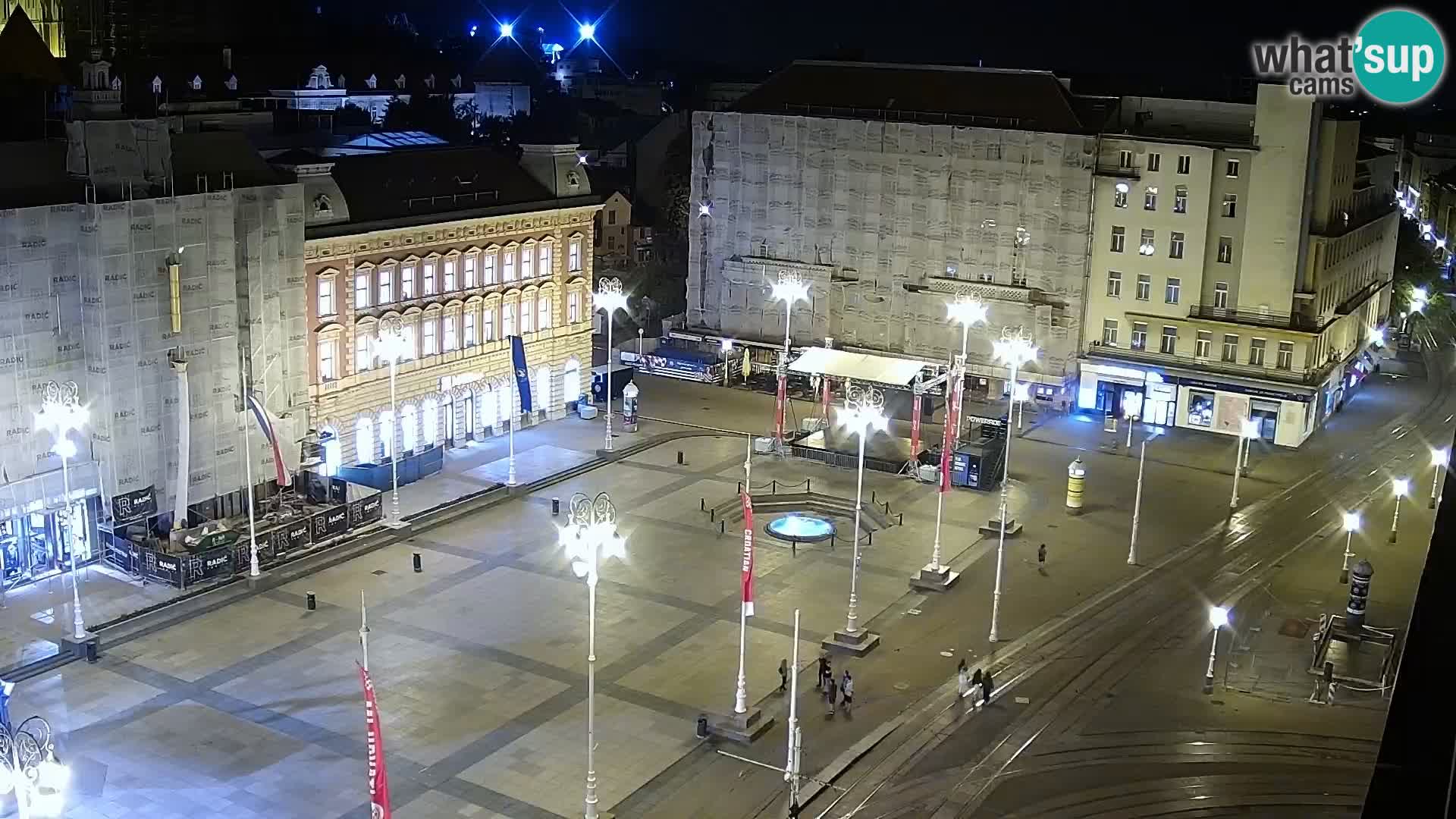 LIVE Webcam Zagreb Hotel Dubrovnik | Ban Jelačić square