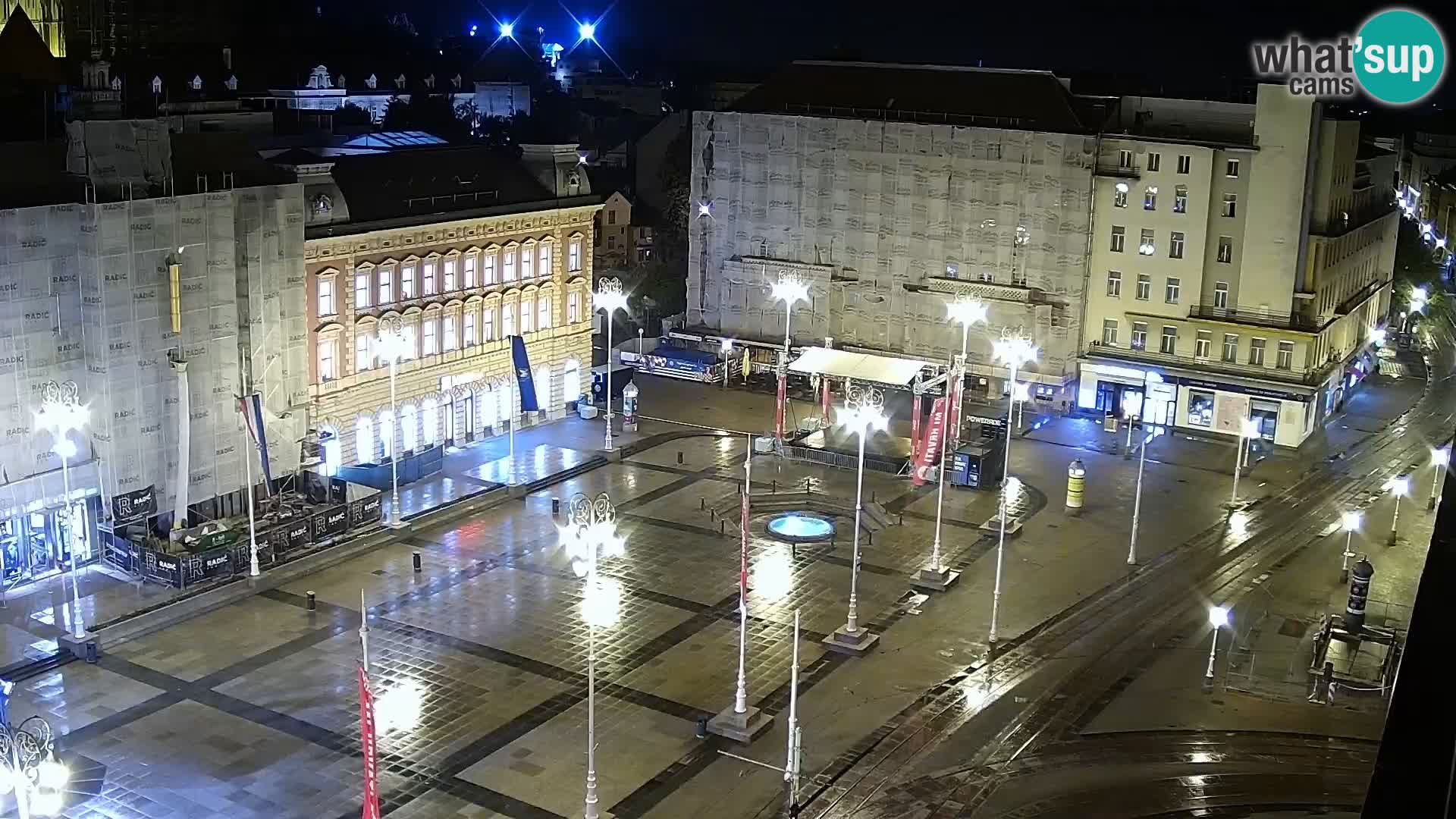 LIVE Webcam Zagreb Hotel Dubrovnik | Ban Jelačić square