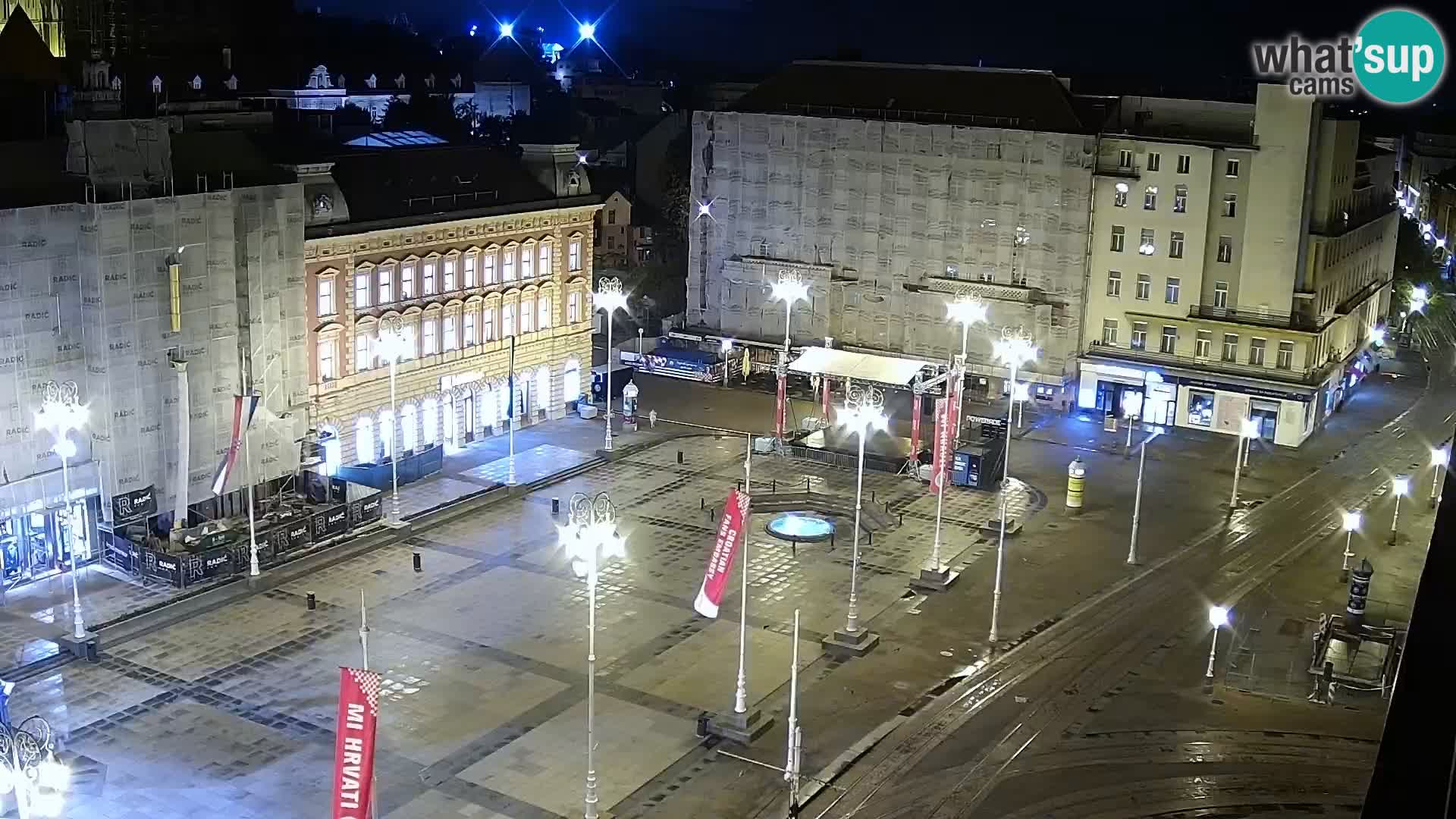 Piazza Ban Jelačić livecam Zagreb – Hotel Dubrovnik