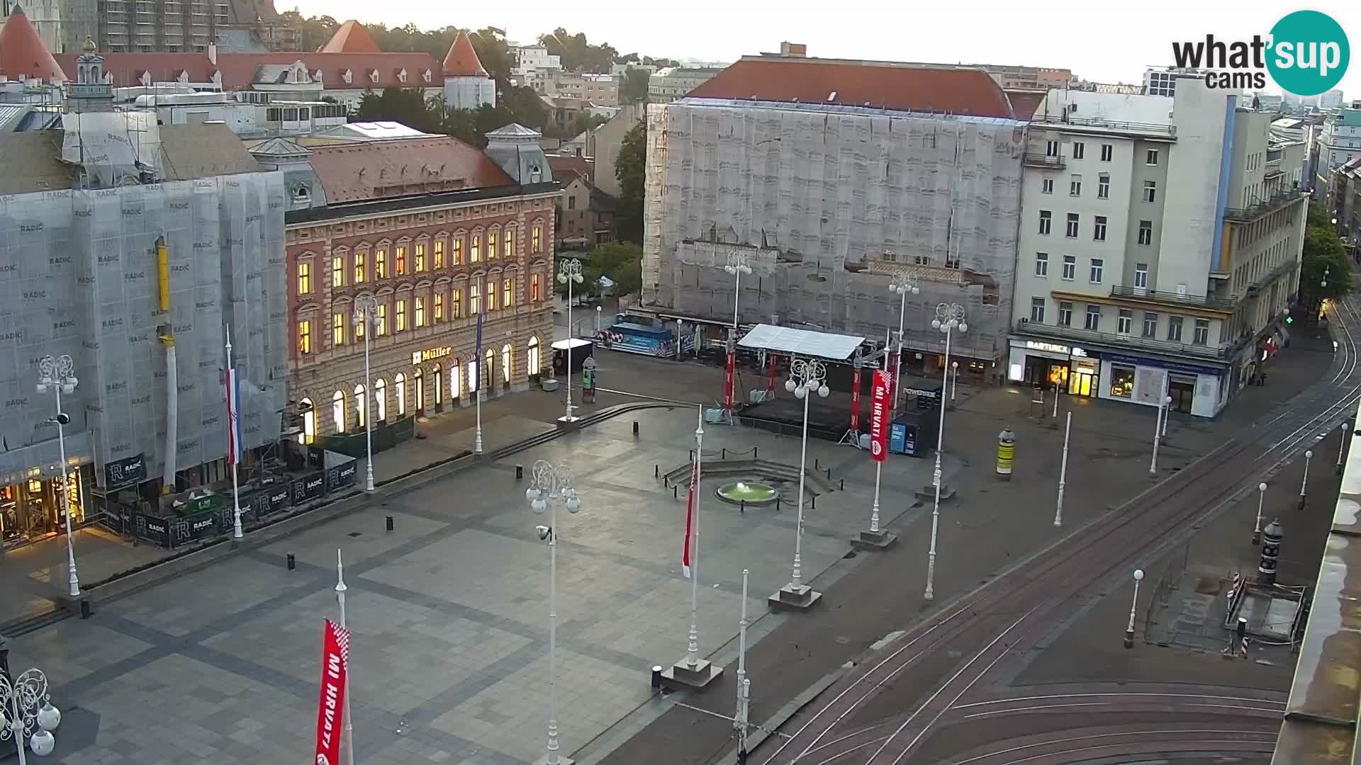 Ban Jelačić live cam Zagreb – Hotel Dubrovnik