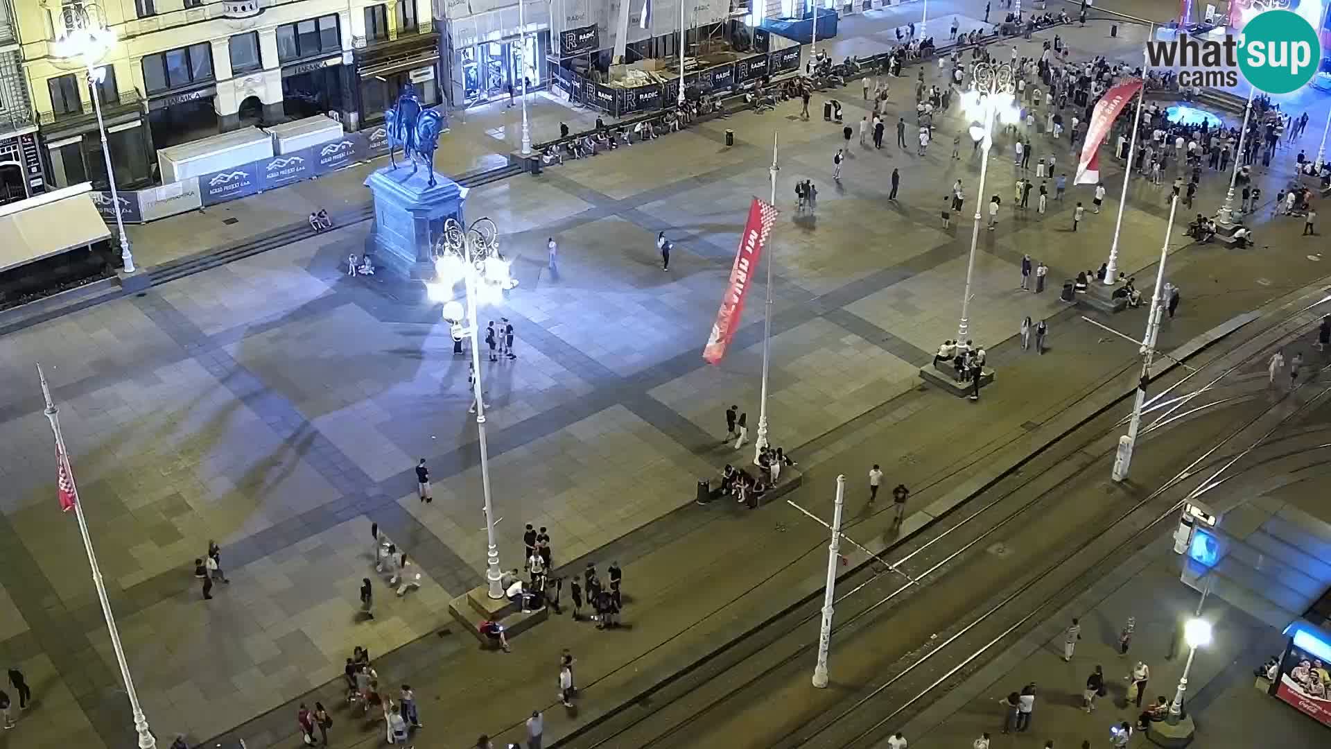 LIVE Webcam Zagreb Hotel Dubrovnik | Ban Jelačić square