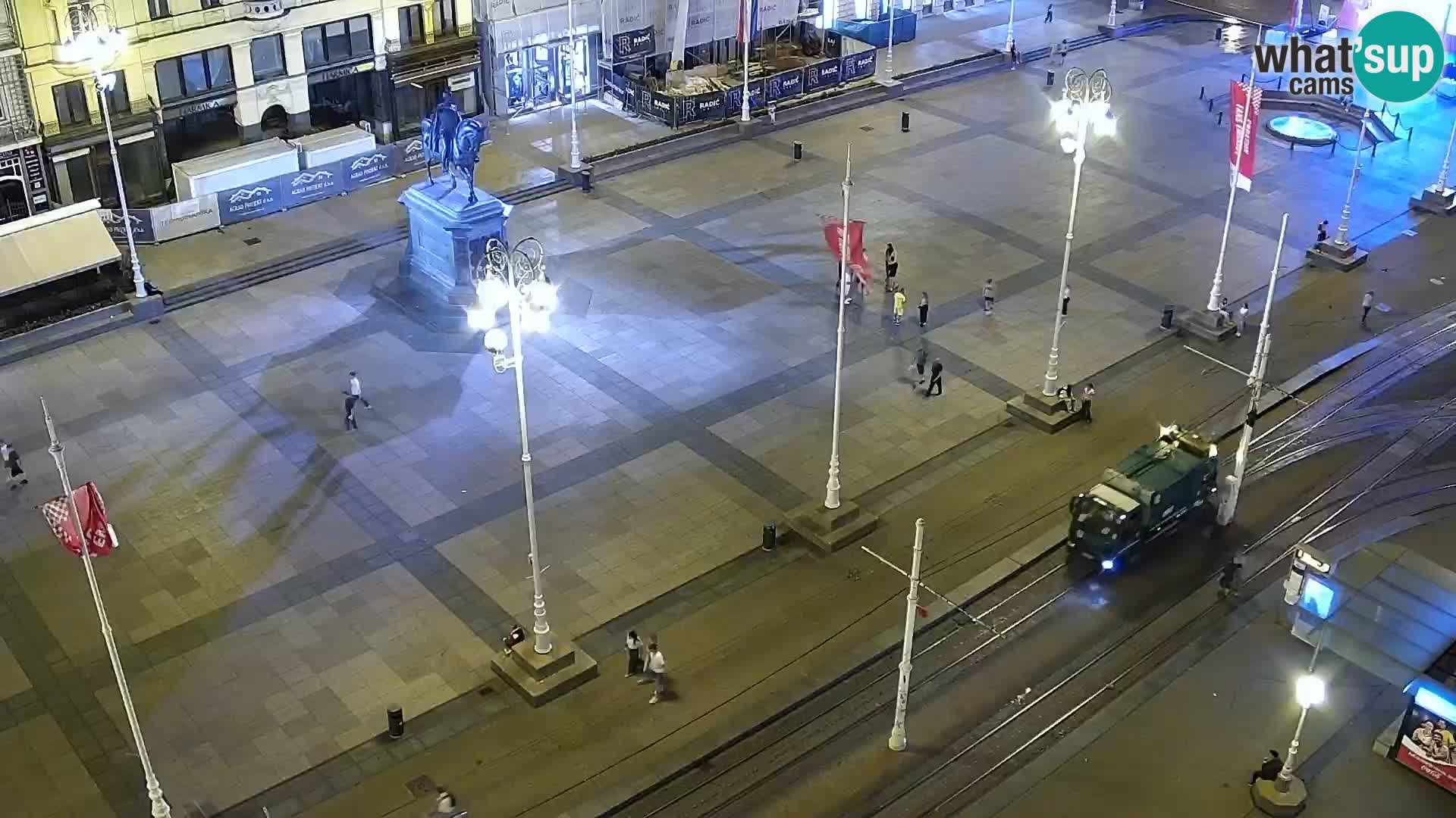 LIVE Webcam Zagreb Hotel Dubrovnik | Ban Jelačić square