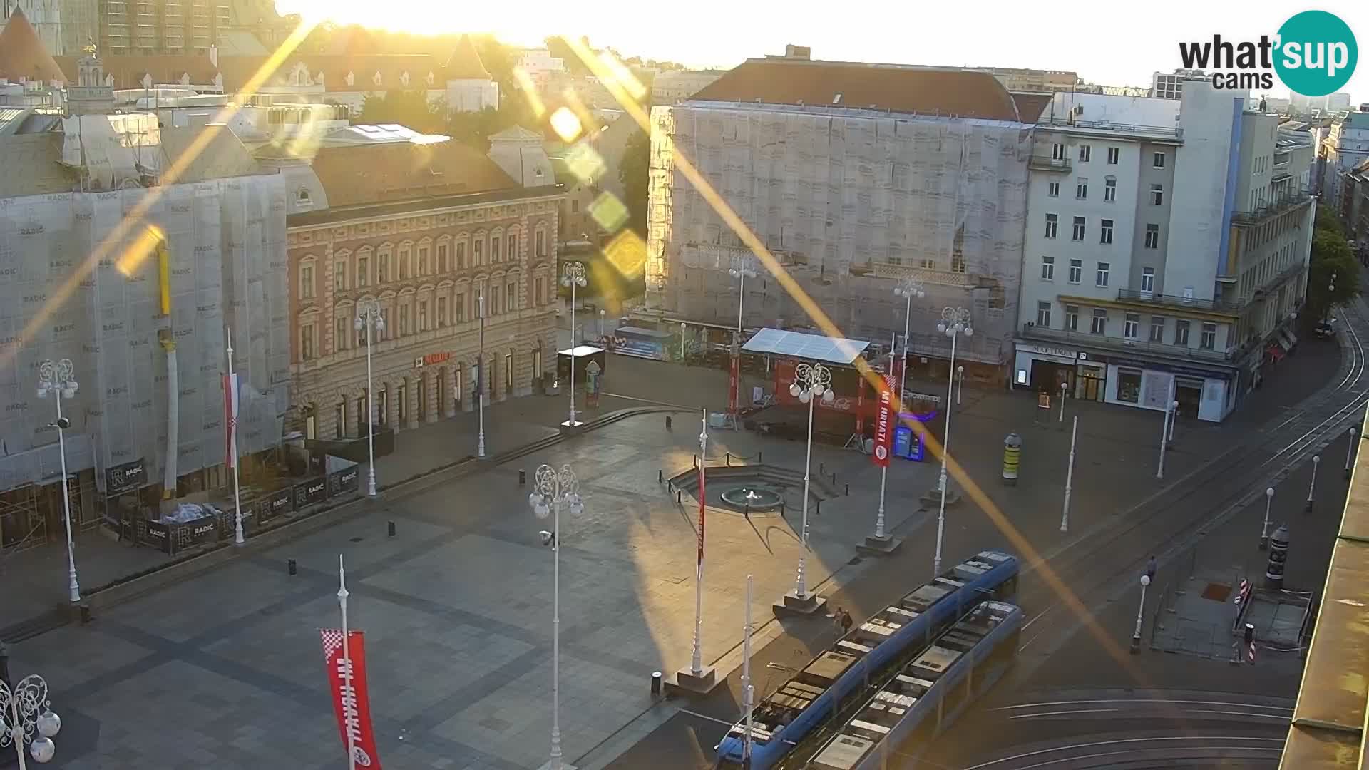 Ban Jelačić Platz Live webcam Zagreb – Hotel Dubrovnik