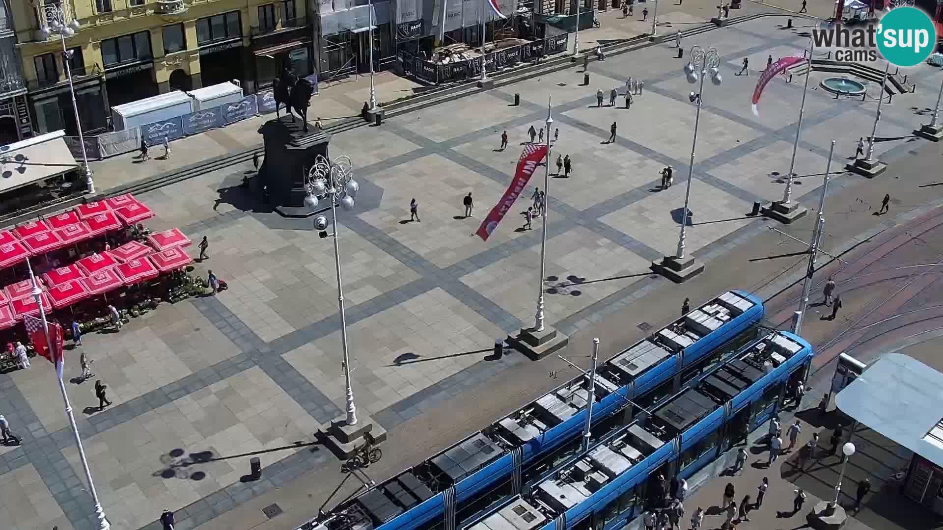LIVE Webcam Zagreb Hotel Dubrovnik | Ban Jelačić square